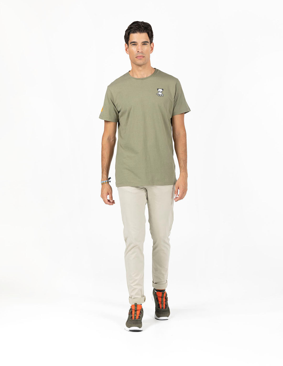 CAMISETA PANDA VERDE SALVIA