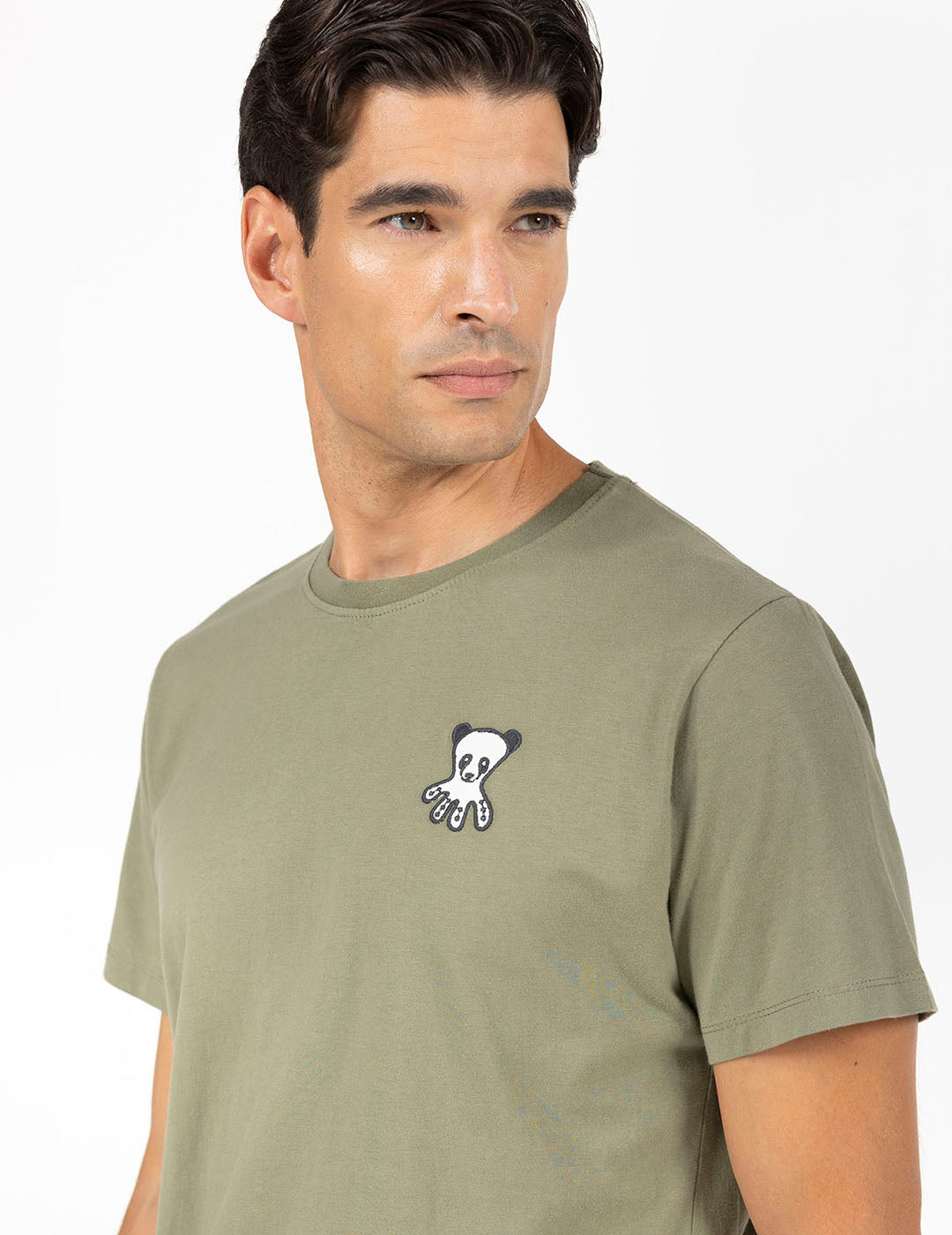 CAMISETA PANDA VERDE SALVIA