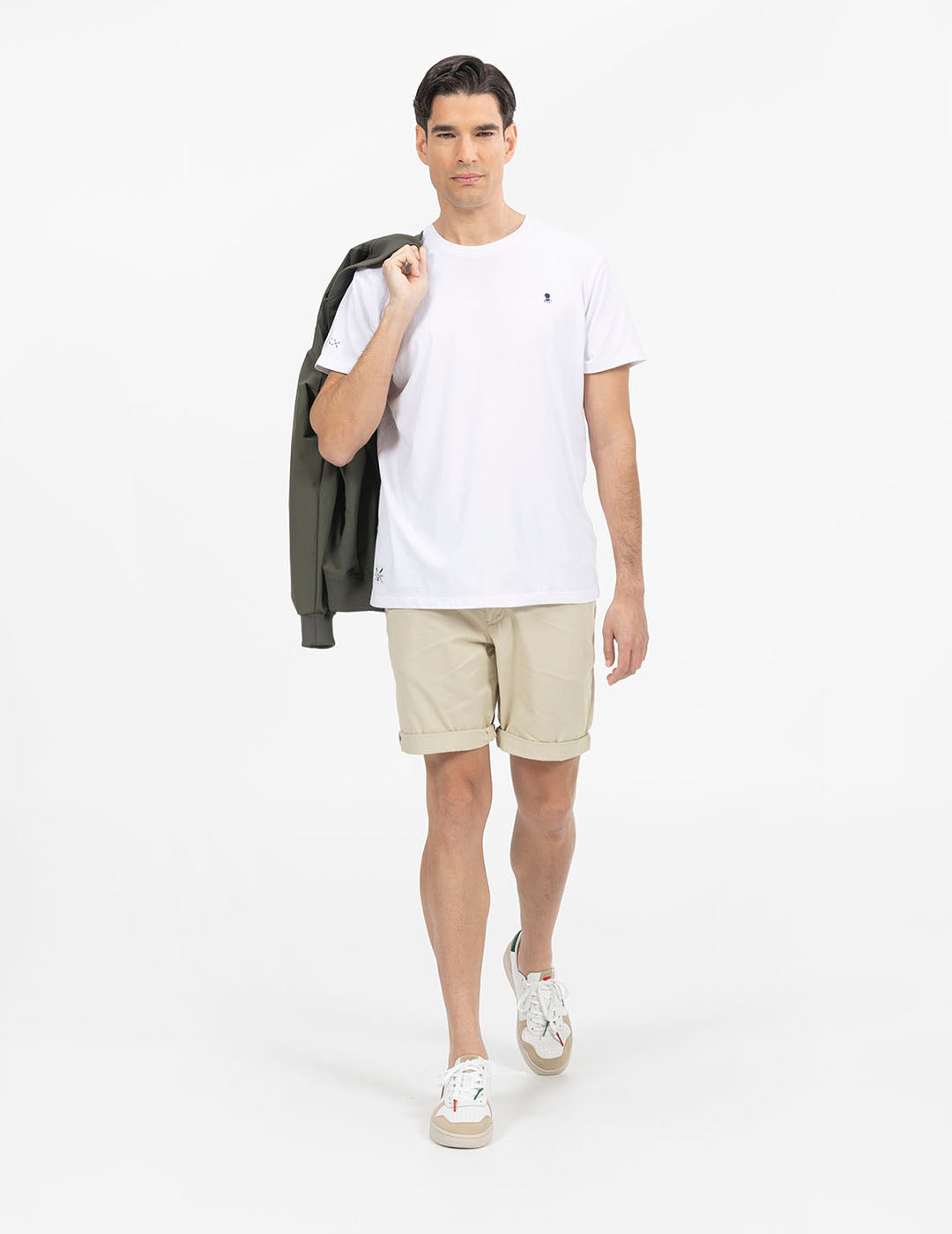 CAMISETA BASIC LOGO BLANCO