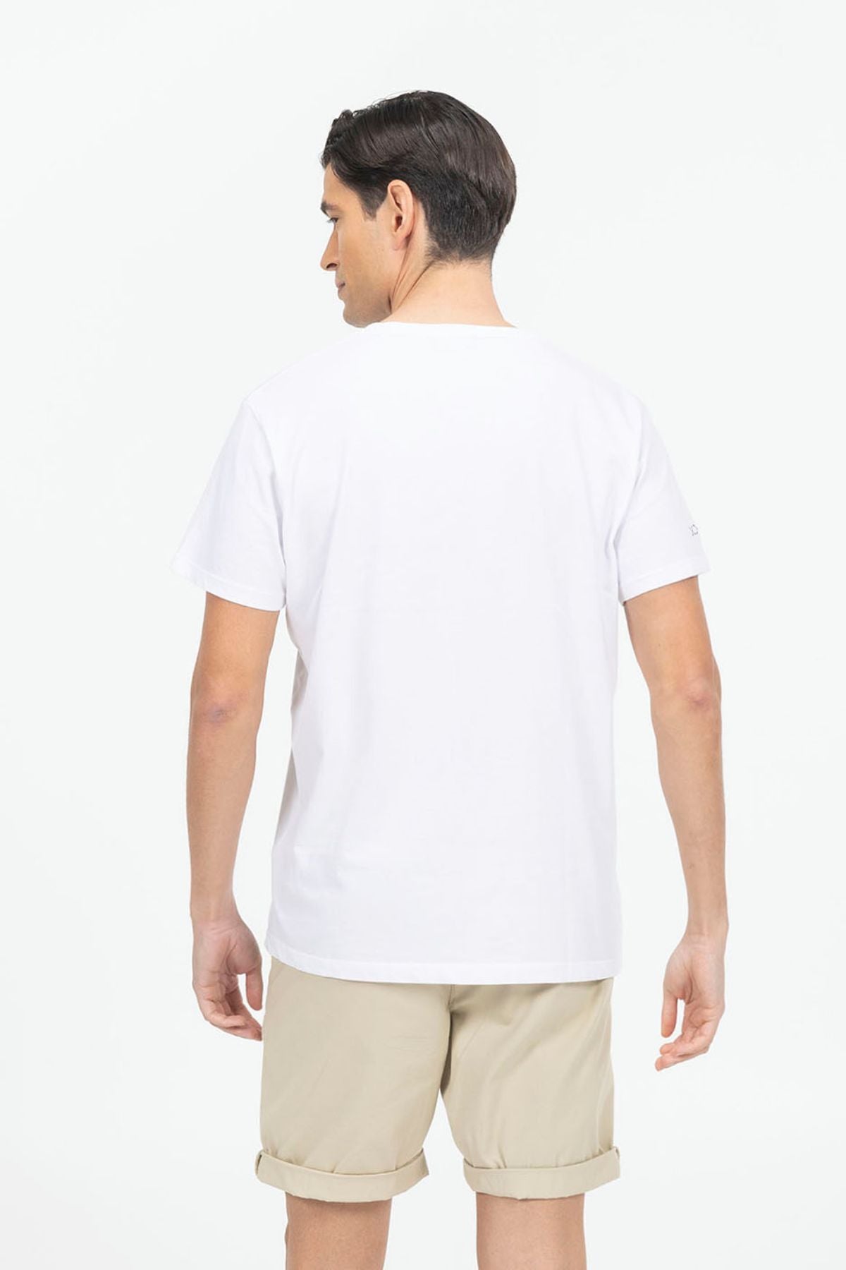 T-SHIRT BÁSICA ELPULPO EM BRANCO PURO