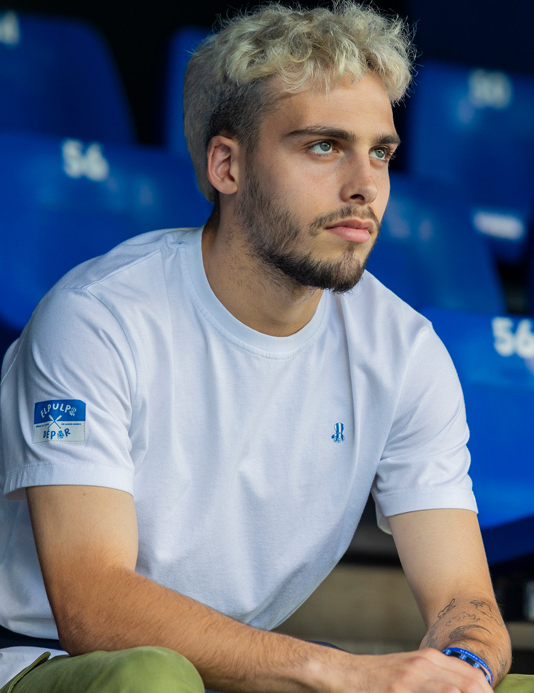 CAMISETA ESTAMPADO A FORZA DUNHA PAIXÓN BLANCO PURO