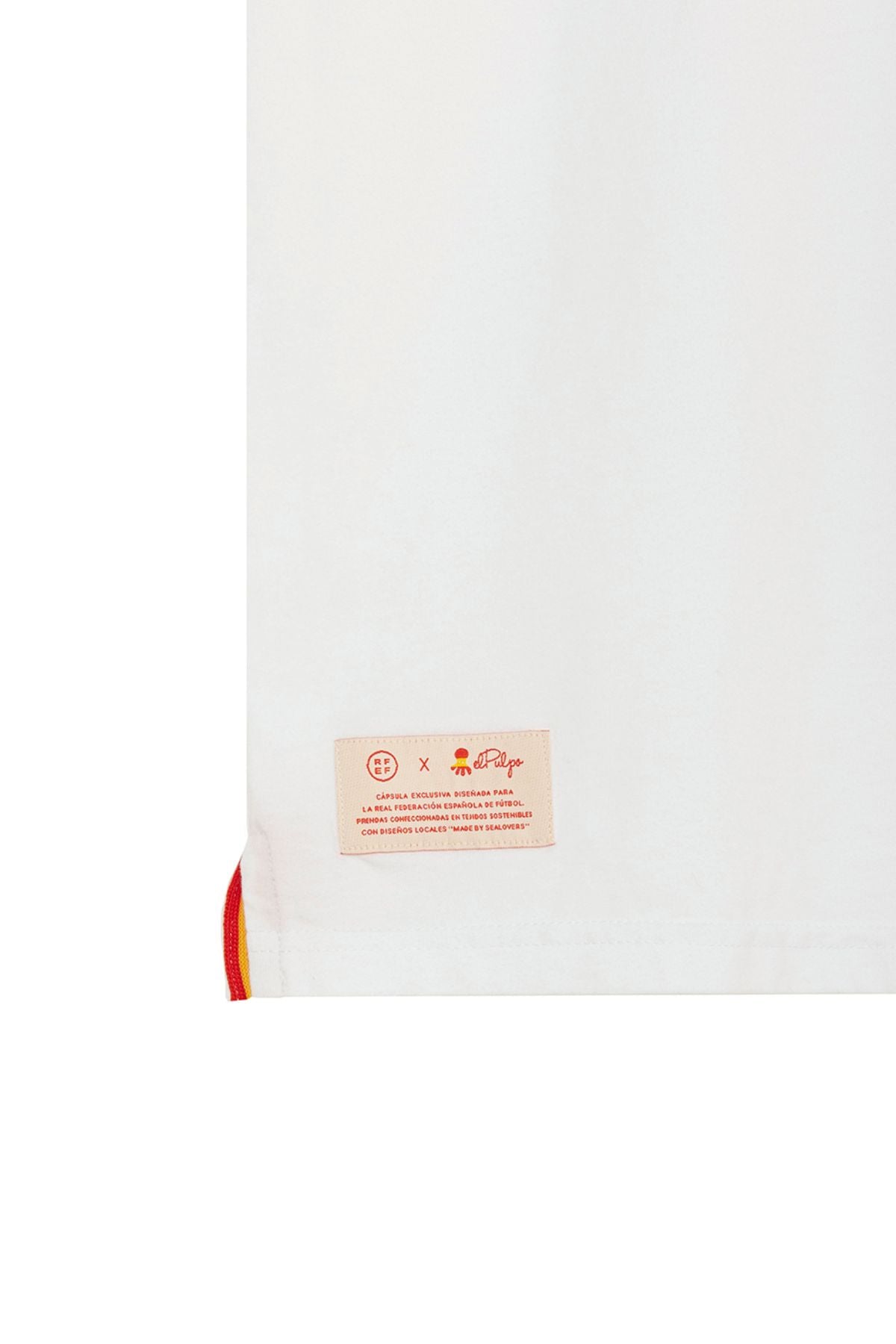 T-SHIRT COM ESTAMPA DESENHADA DE JOGO DE FUTEBOL BRANCO PURO