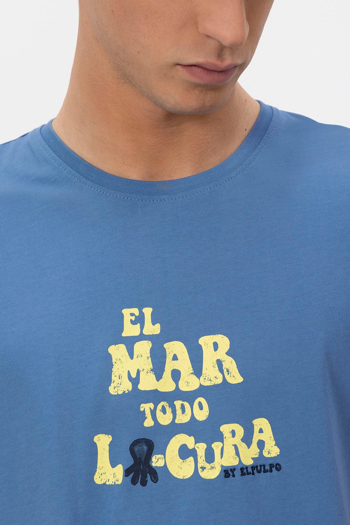 CAMISETA EL MAR TODO LO-CURA ÍNDIGO