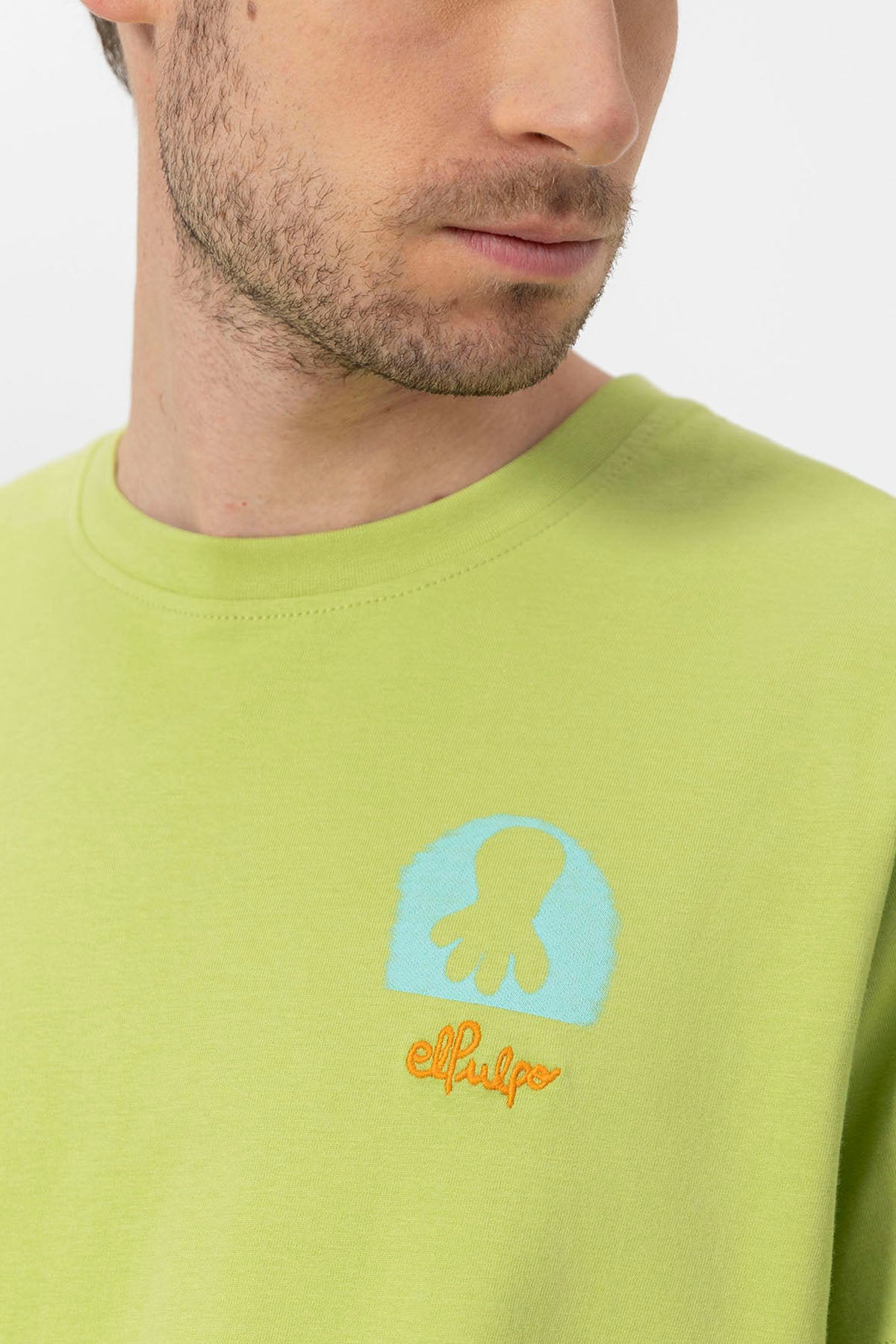 CAMISETA ESTAMPADO DESIERTO VERDE PISTACHO