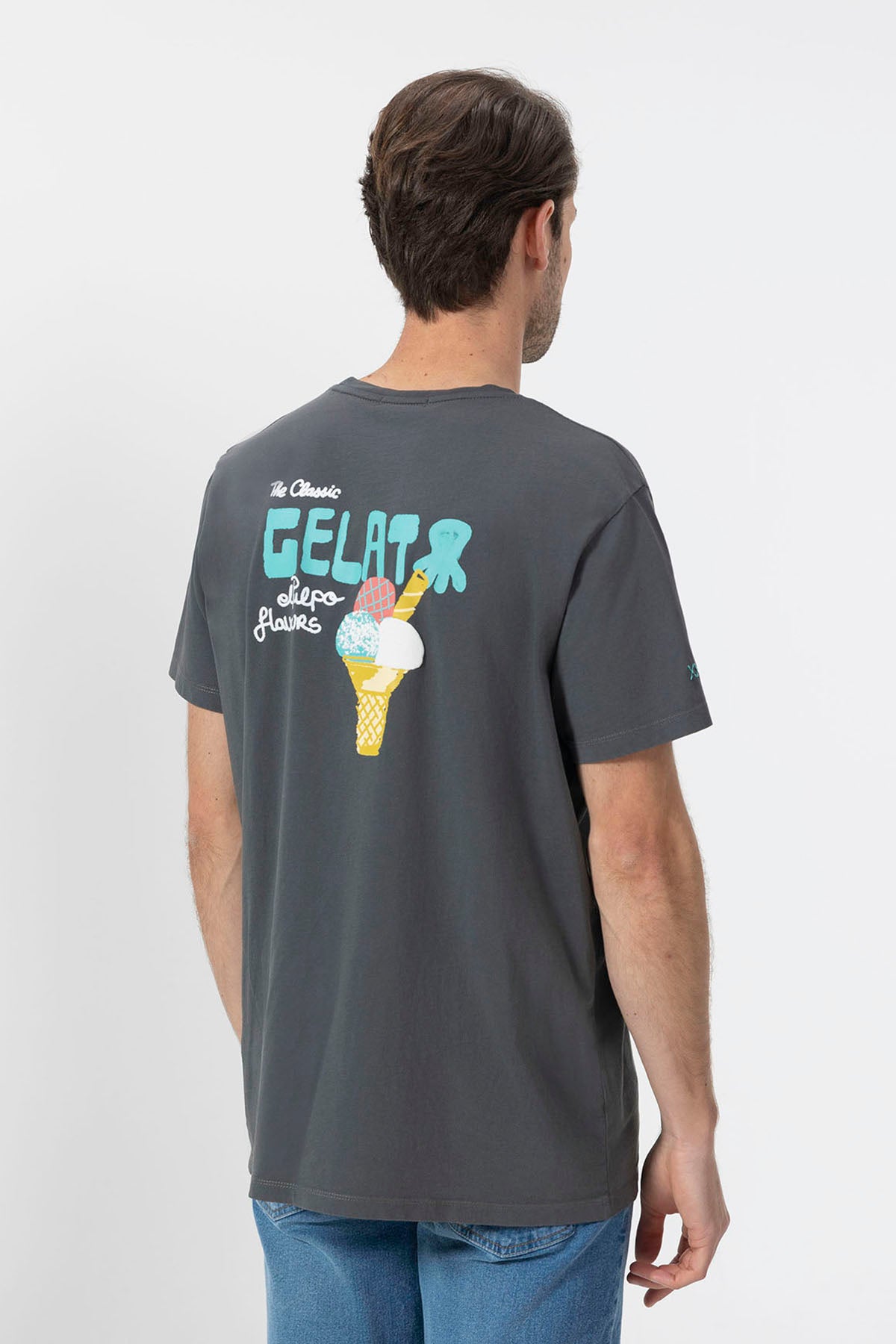 CAMISETA ESTAMPADO ELPULPO GELATO ANTRACITA