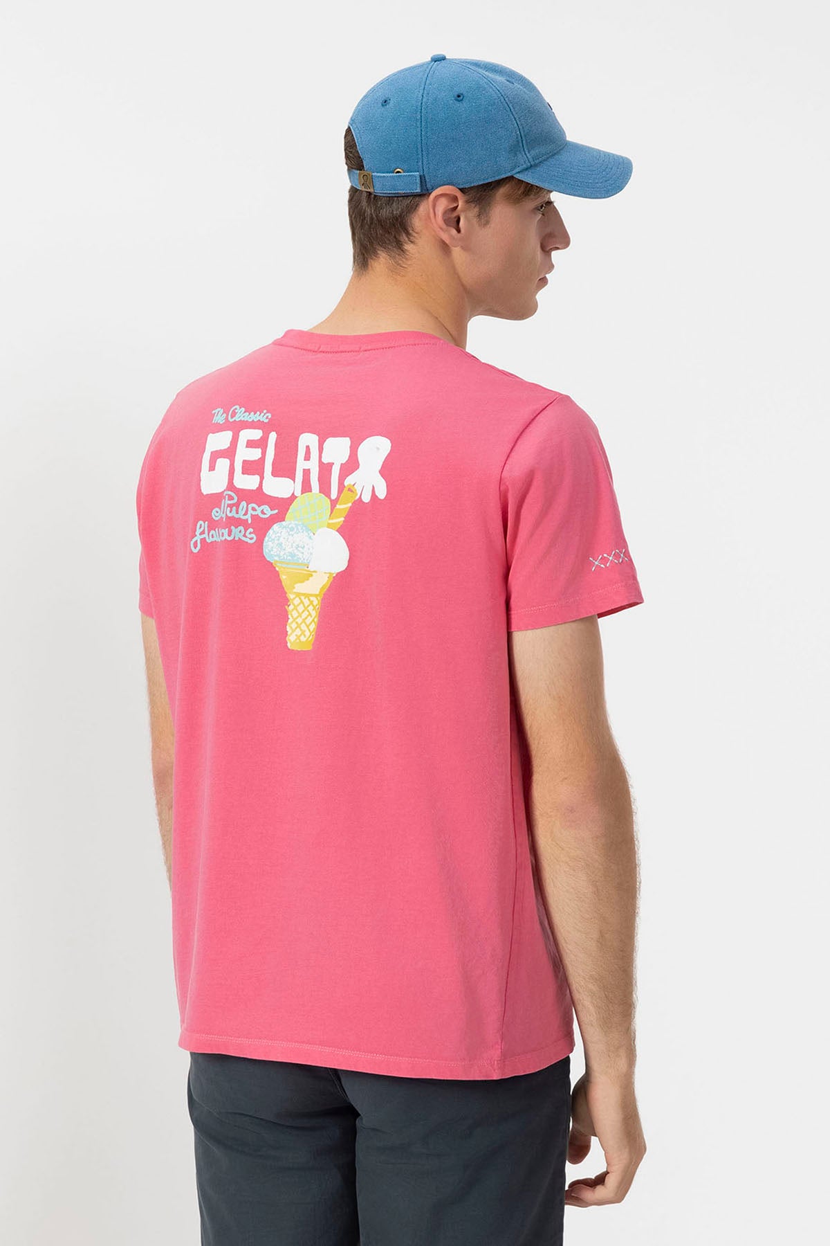 CAMISETA ESTAMPADO ELPULPO GELATO ROSA CHICLE