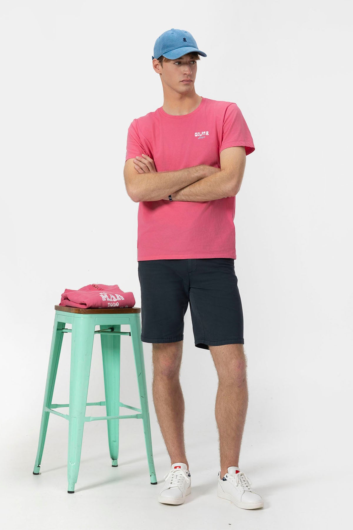 CAMISETA ESTAMPADO ELPULPO GELATO ROSA CHICLE
