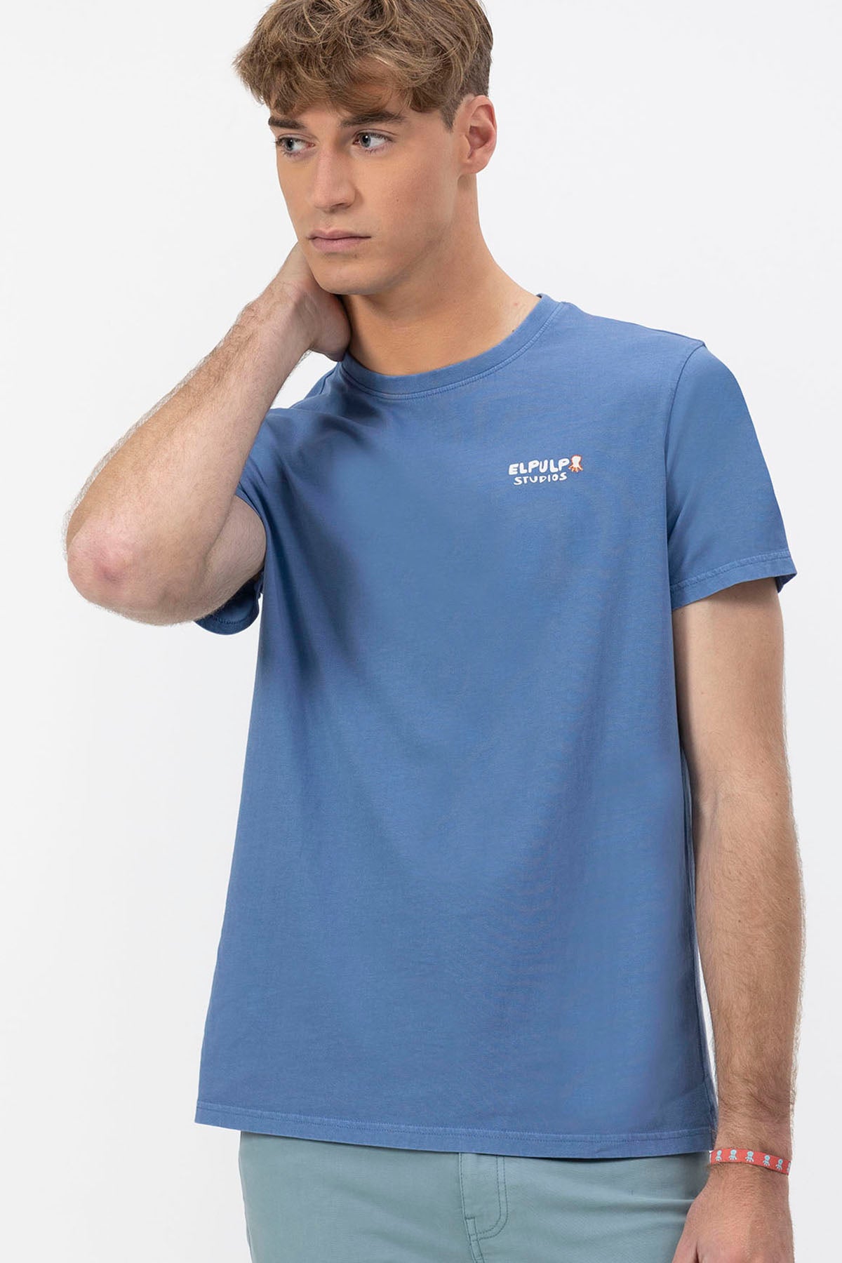 CAMISETA ESTAMPADO ENJOY LIFE ÍNDIGO