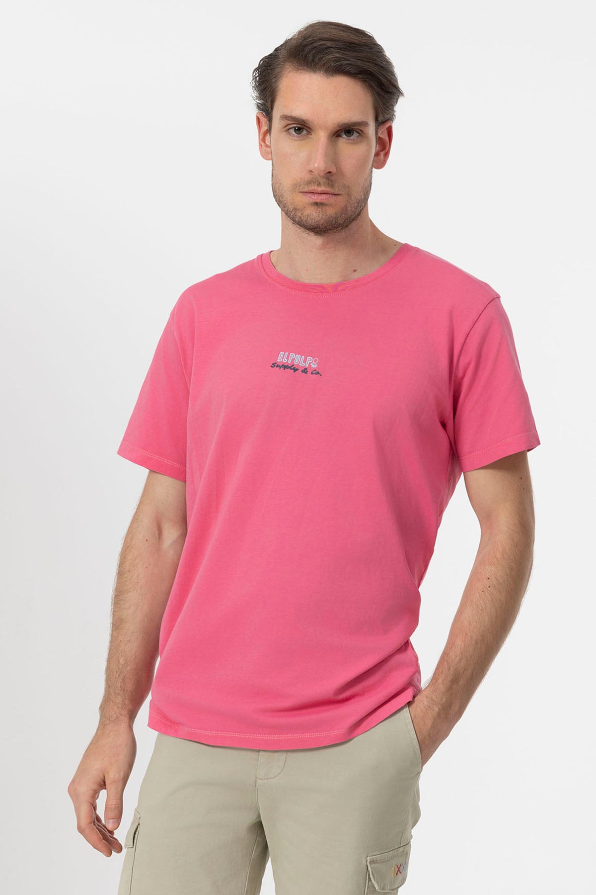 SALTY WAVES PRINTED T-SHIRT BUBBLE BUBBLE PINK