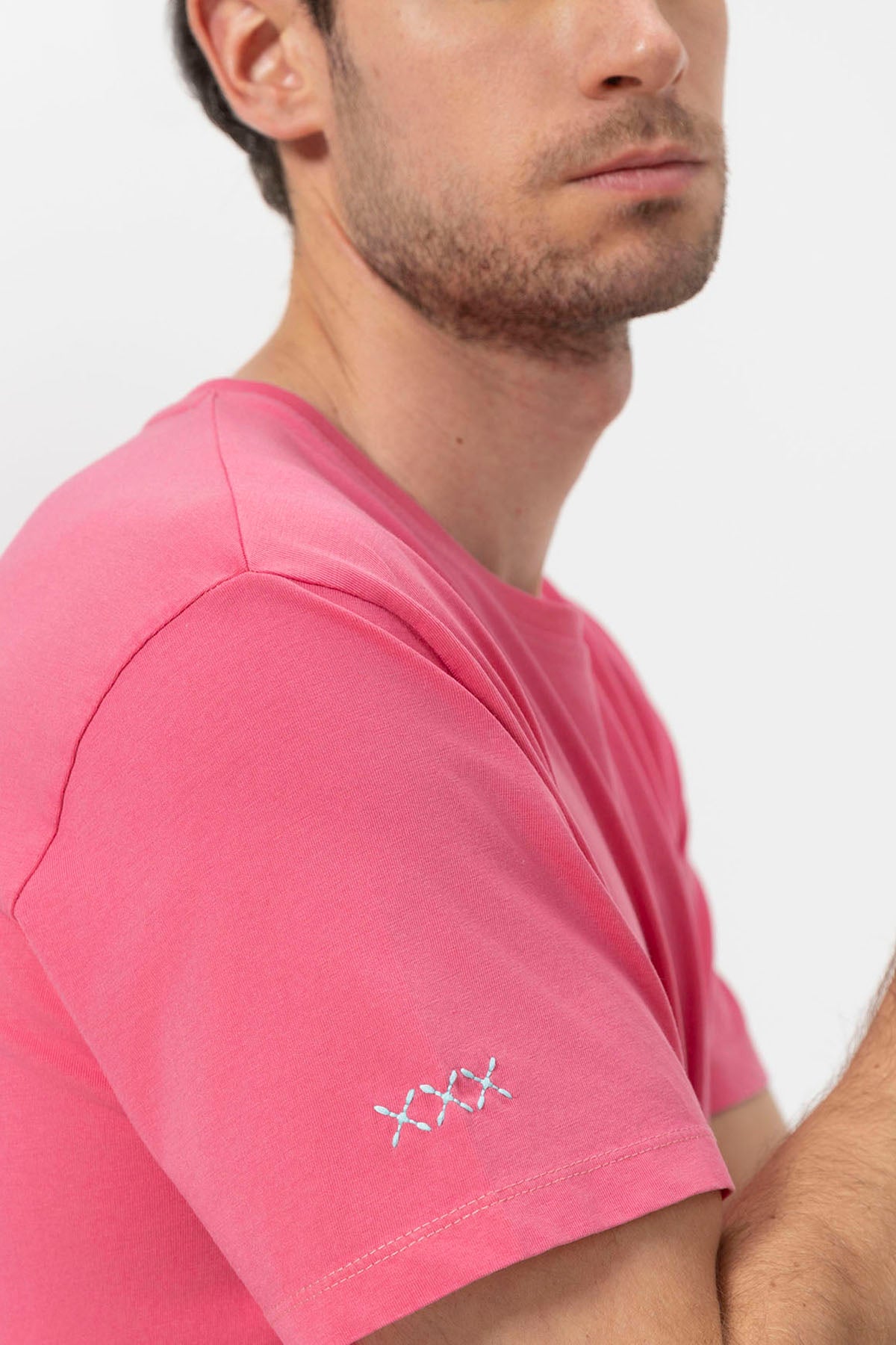 SALTY WAVES PRINTED T-SHIRT BUBBLE BUBBLE PINK