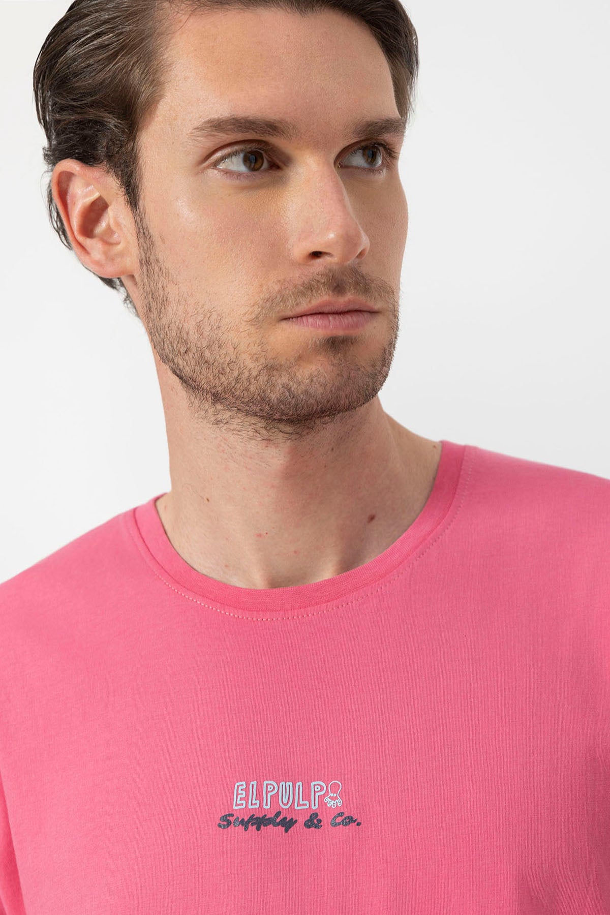 SALTY WAVES PRINTED T-SHIRT BUBBLE BUBBLE PINK