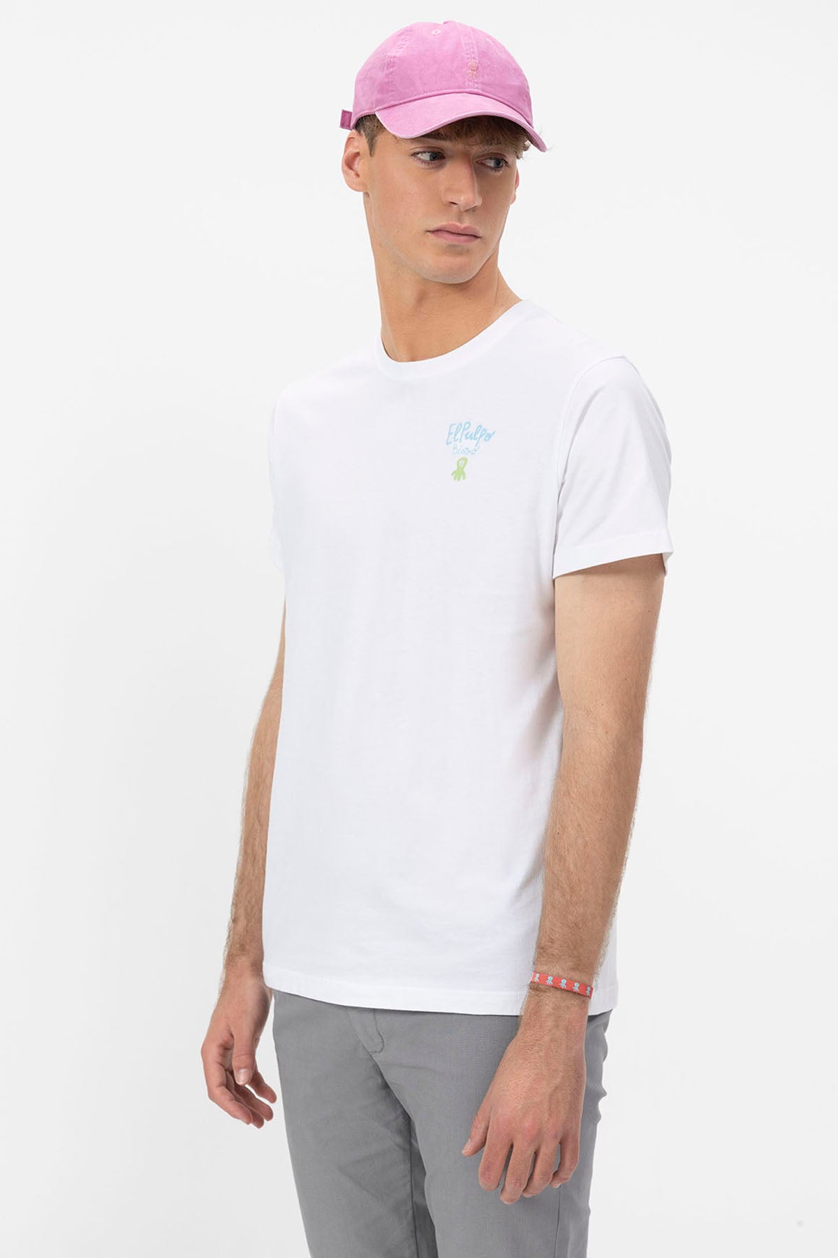 FRENCH BISTRO PRINT T-SHIRT PURE WHITE