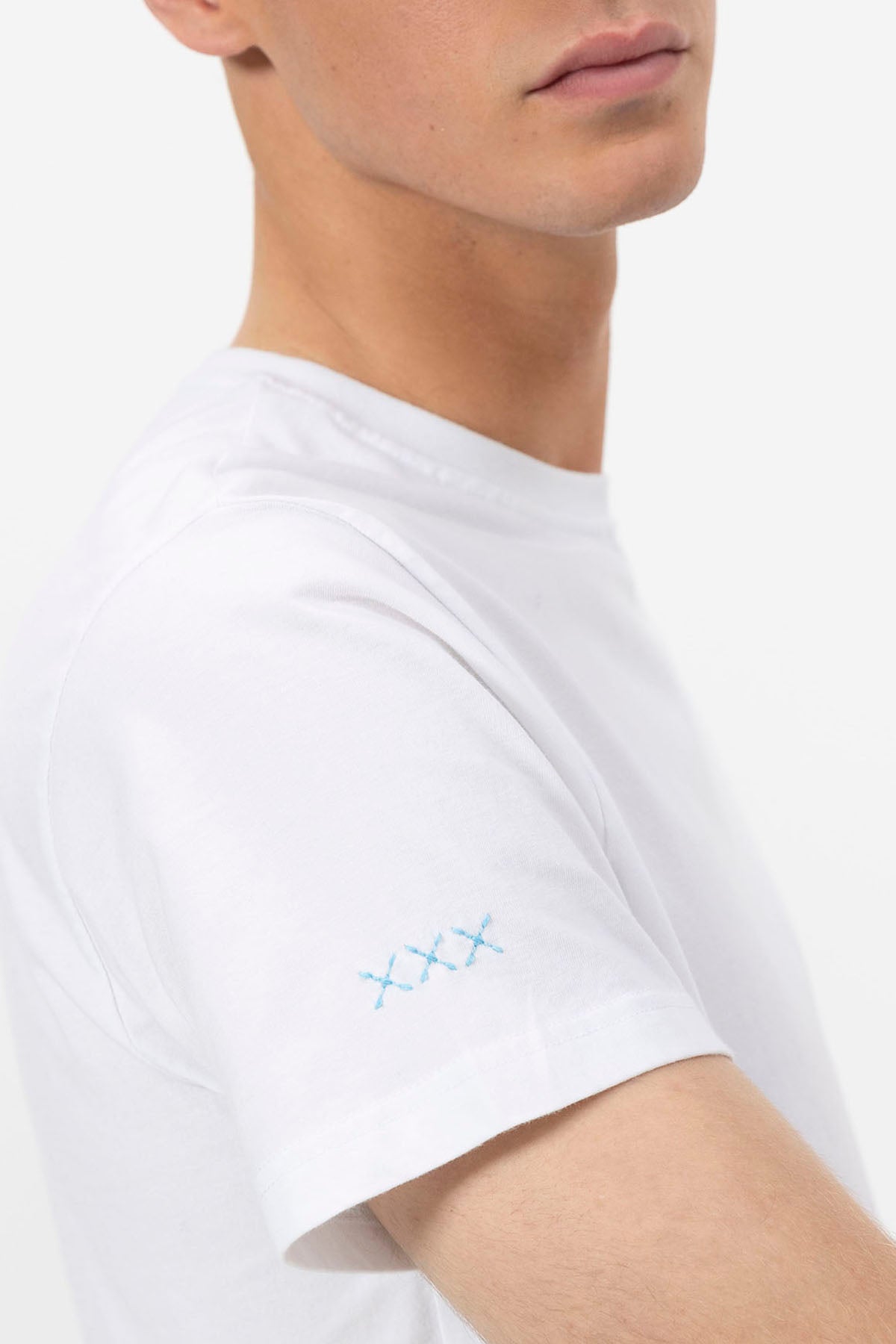 FRENCH BISTRO PRINT T-SHIRT PURE WHITE