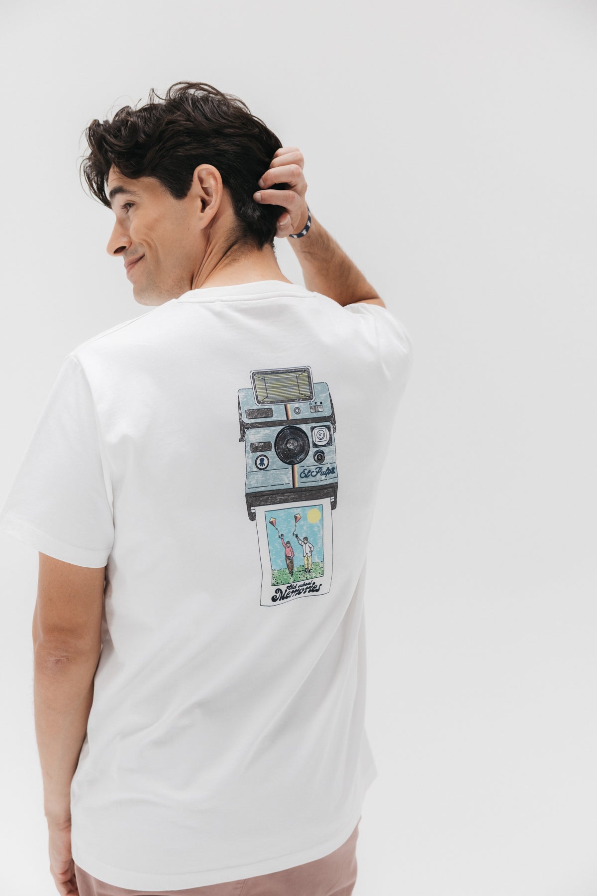 T-SHIRT OLD SCHOOL MEMORIES ELPULPO BRANCO PURO