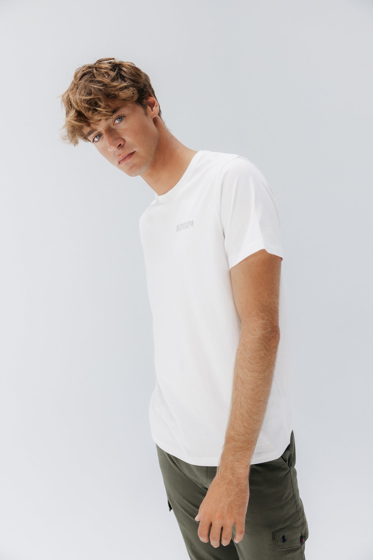 CAMISETA REMOS DESGASTADO BLANCO PURO