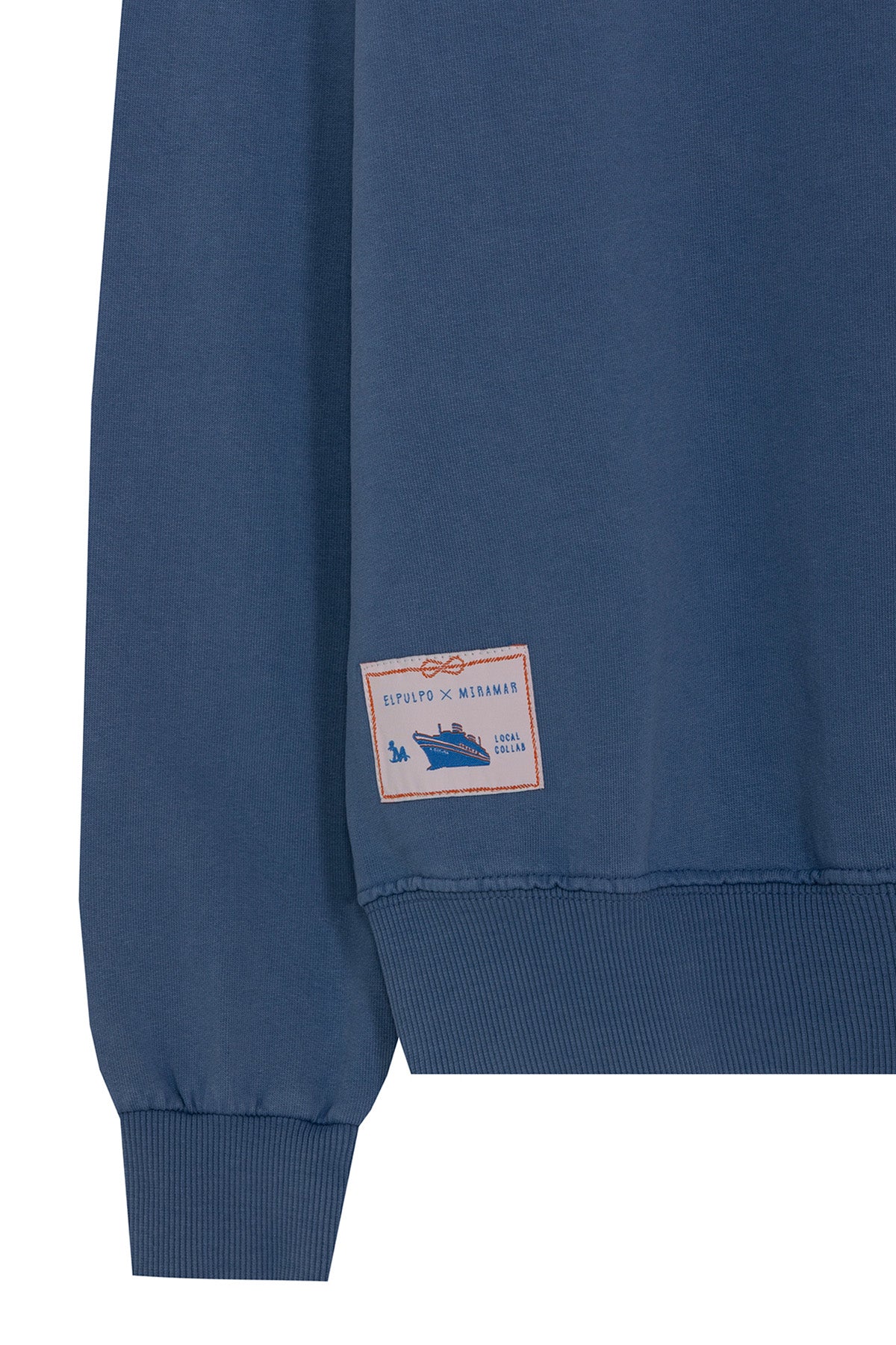 DELAVÉ INDIGO BLUE CRUISE SWEATSHIRT