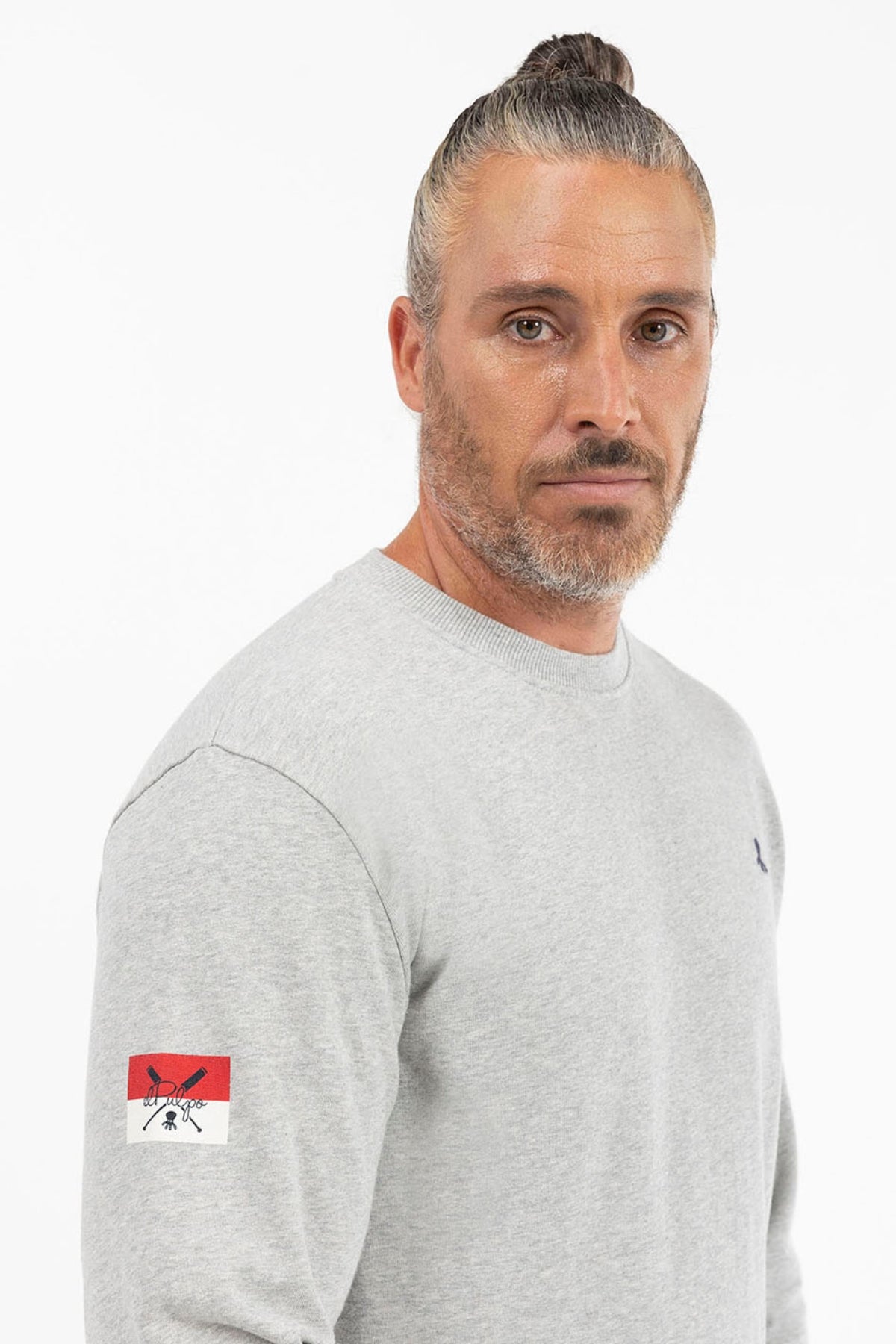 VIGORÉ GREY FLAG SWEATSHIRT