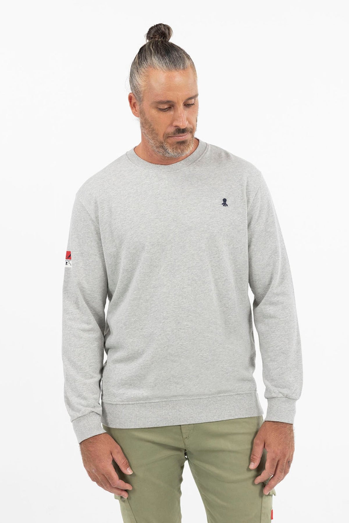 VIGORÉ GREY FLAG SWEATSHIRT