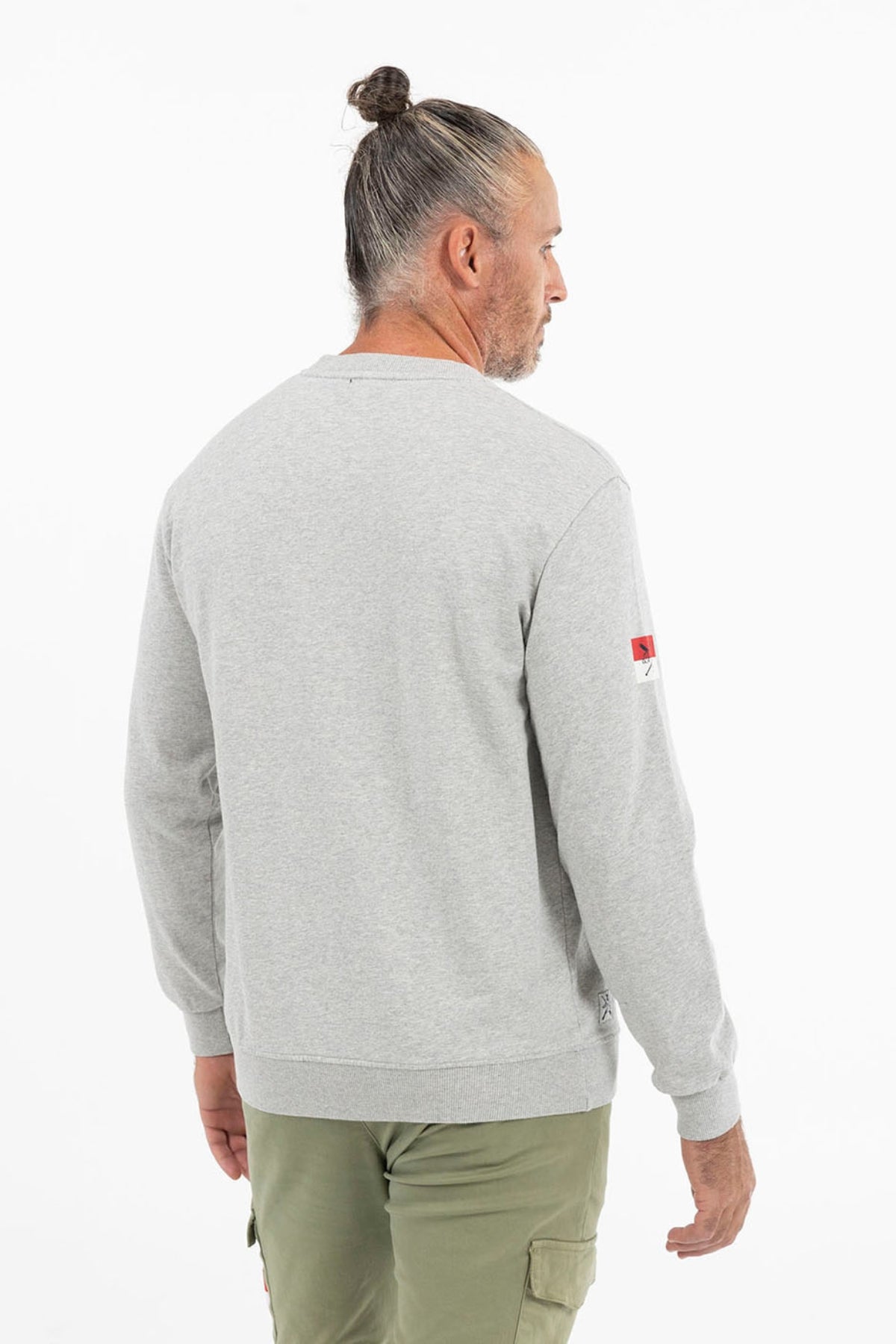 VIGORÉ GREY FLAG SWEATSHIRT