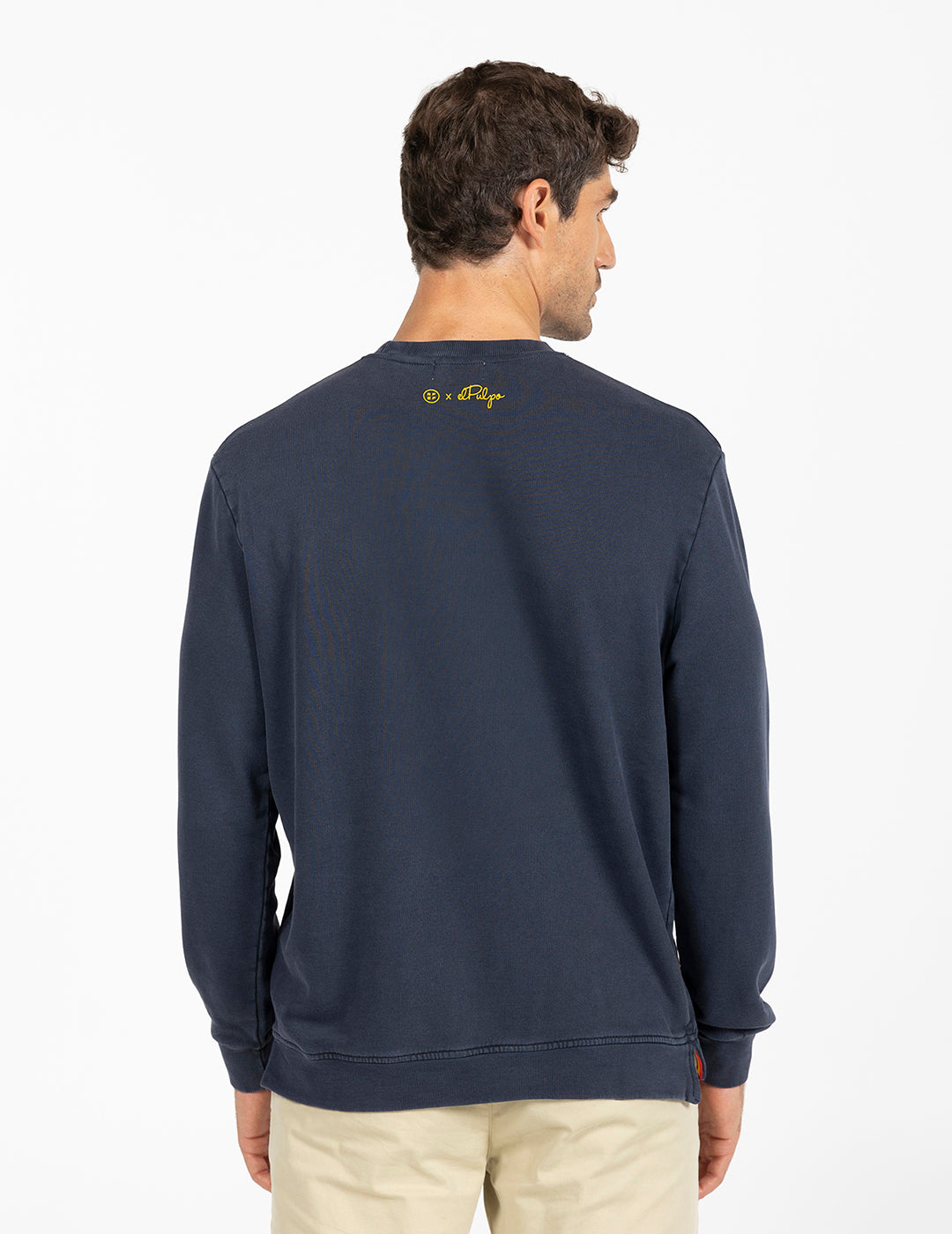 RFEF SWEATSHIRT DELAVÉ SHIELD AZUL MARINHO