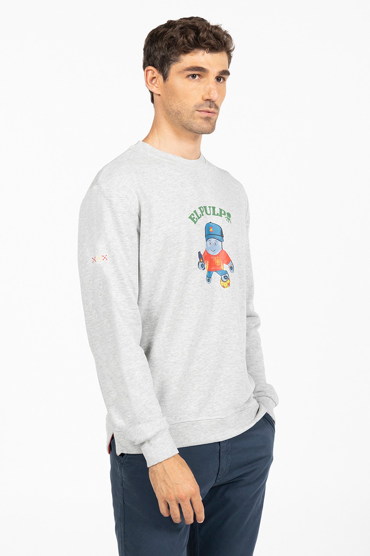 SUDADERA BASIC RFEF GRIS VIGORÉ