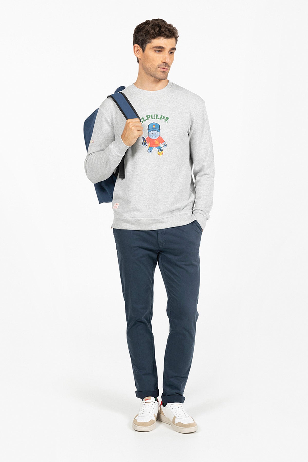 SUDADERA BASIC RFEF GRIS VIGORÉ