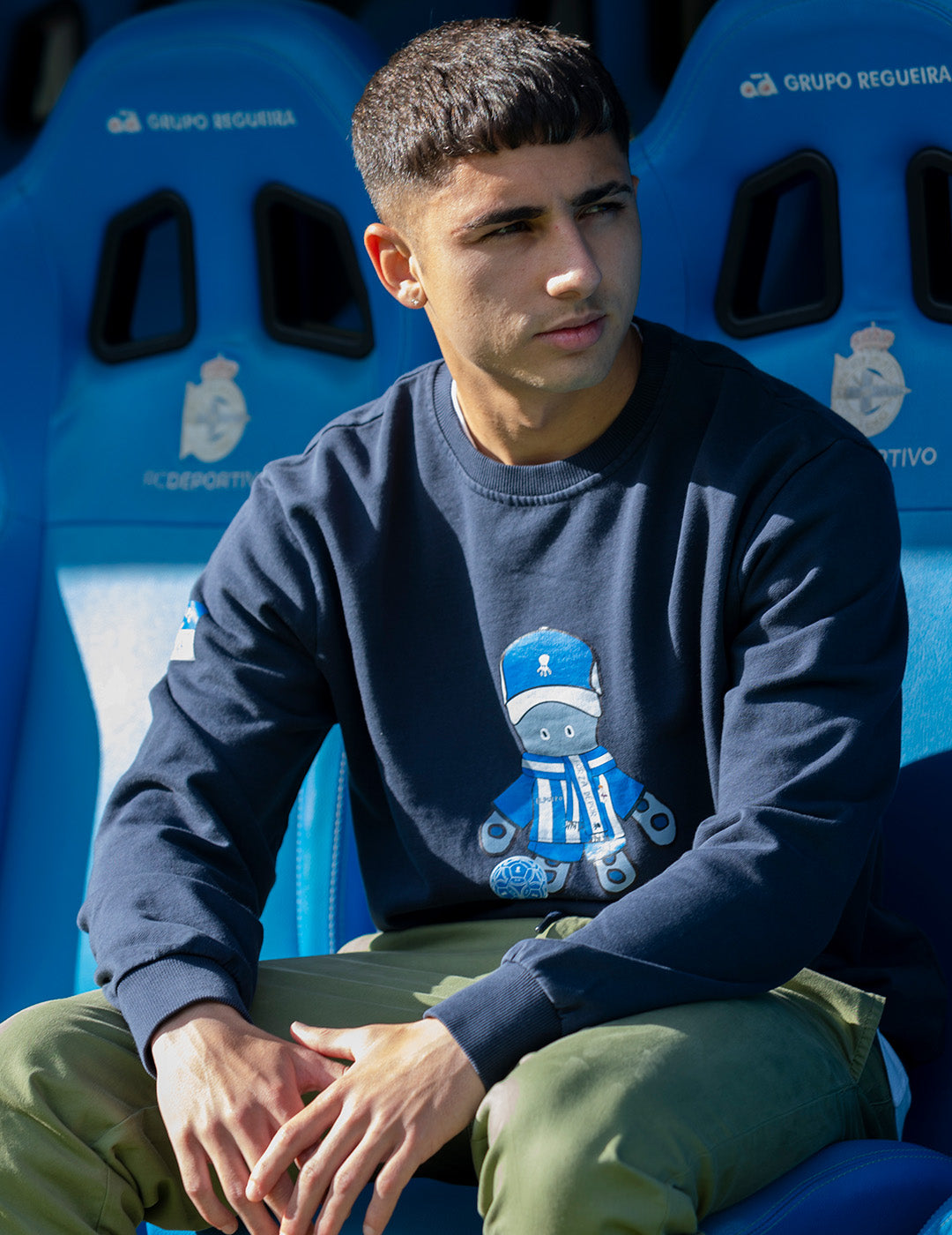 SUDADERA ELPULPO DÉPOR AZUL MARINO DELAVÉ