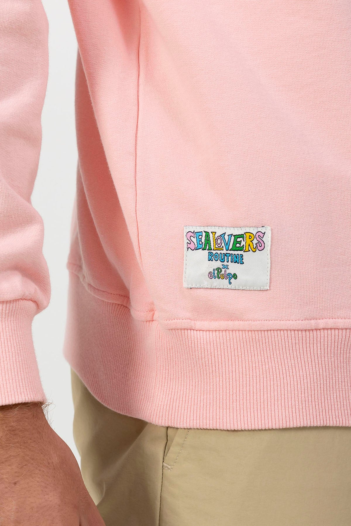 SWEATSHIRT ESTAMPADO ROSA ELPULPO SHOP