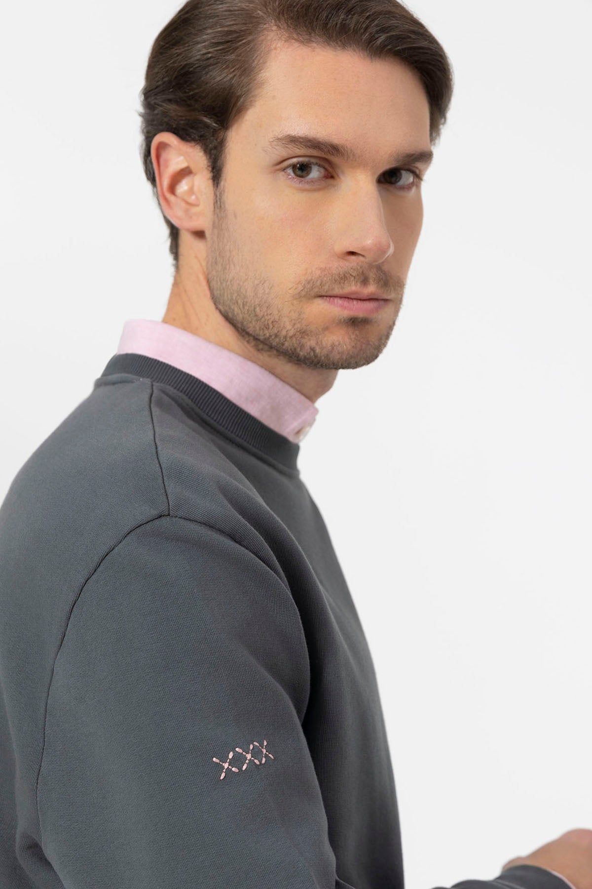SWEATSHIRT ELPULPO ANTHRACITE RESORT COM ESTAMPA