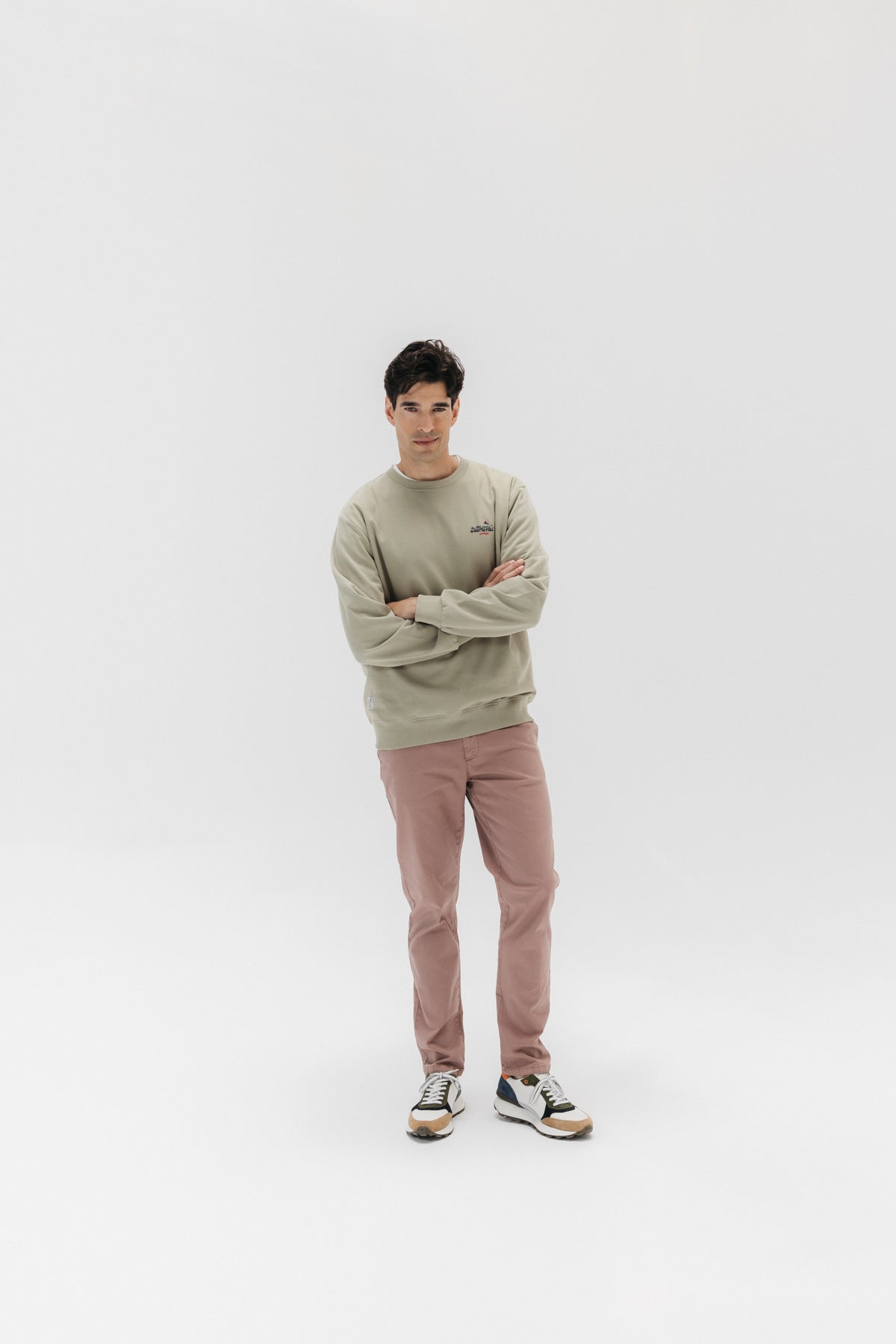 SUDADERA OLD SCHOOL MEMORIES ELPULPO VERDE KHAKI