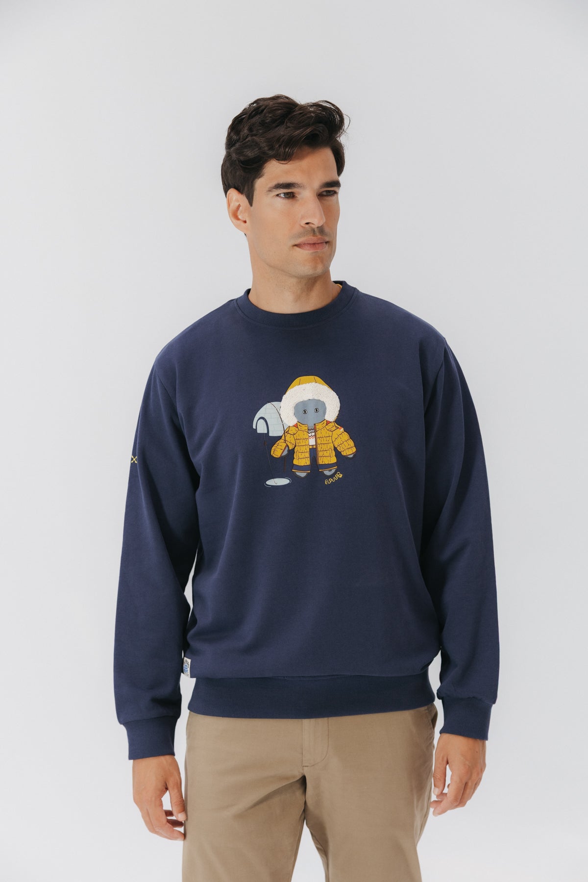 SUDADERA ELPULPO ESQUIMAL AZUL MARINO DELAVÉ