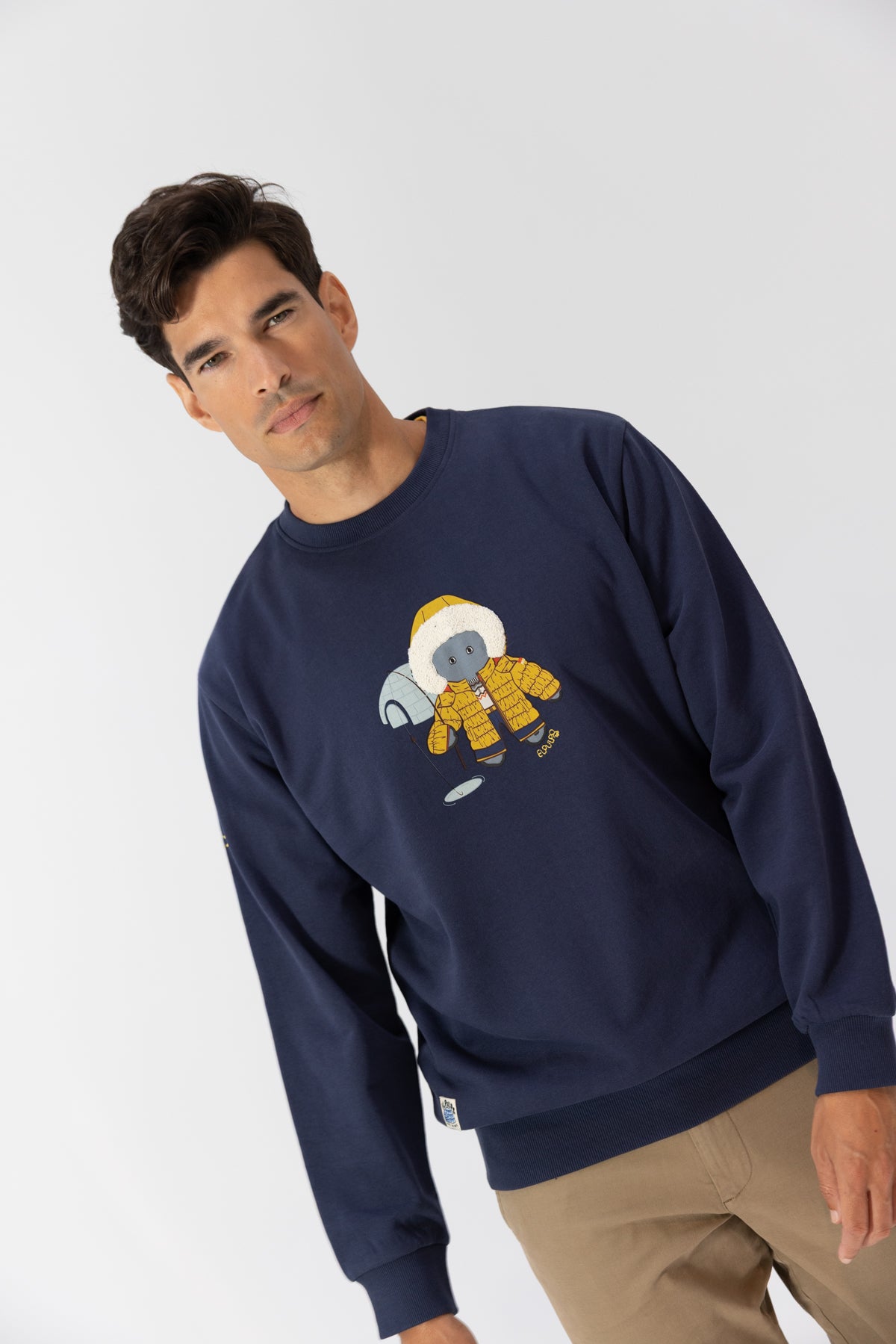 SUDADERA ELPULPO ESQUIMAL AZUL MARINO DELAVÉ