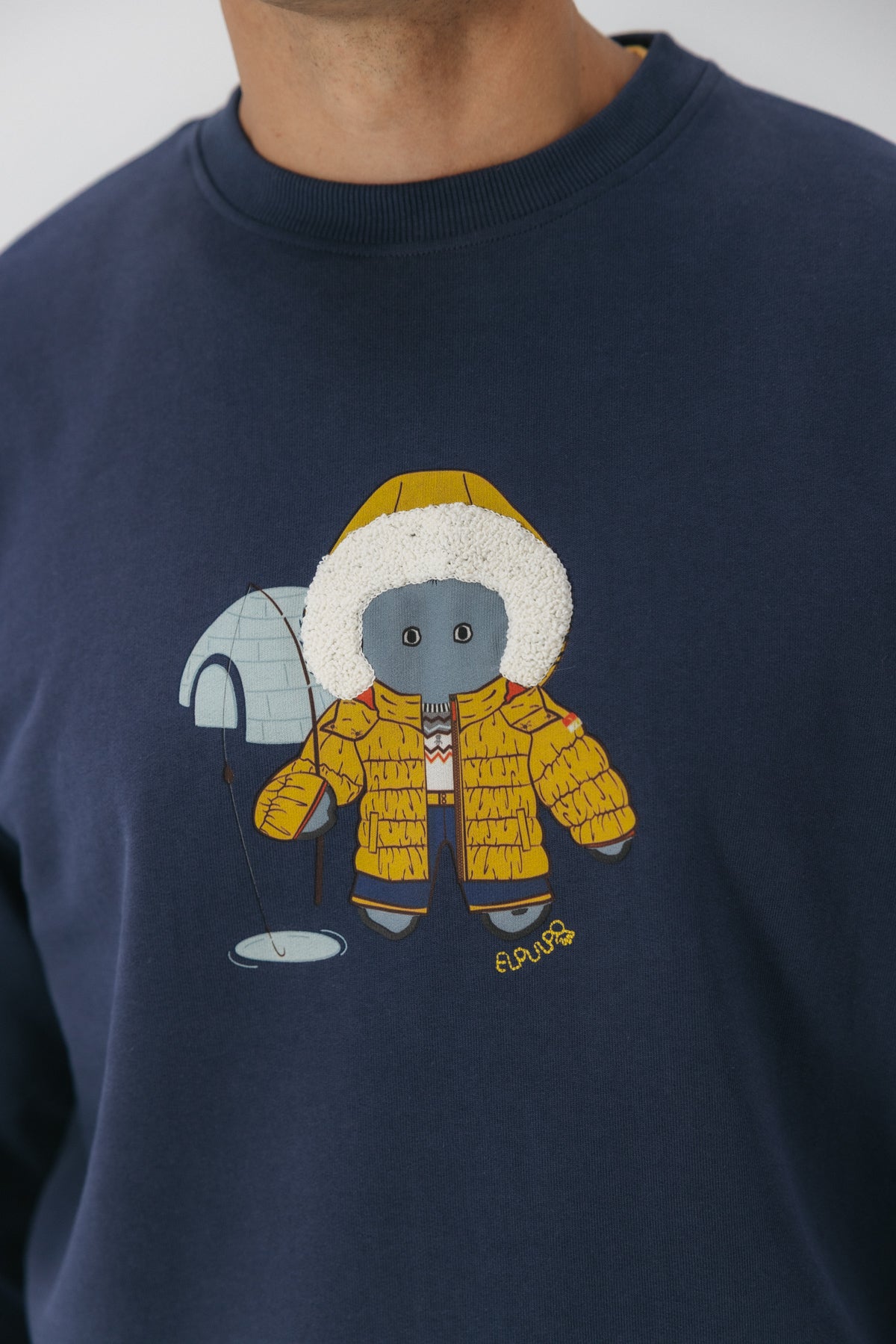 SUDADERA ELPULPO ESQUIMAL AZUL MARINO DELAVÉ