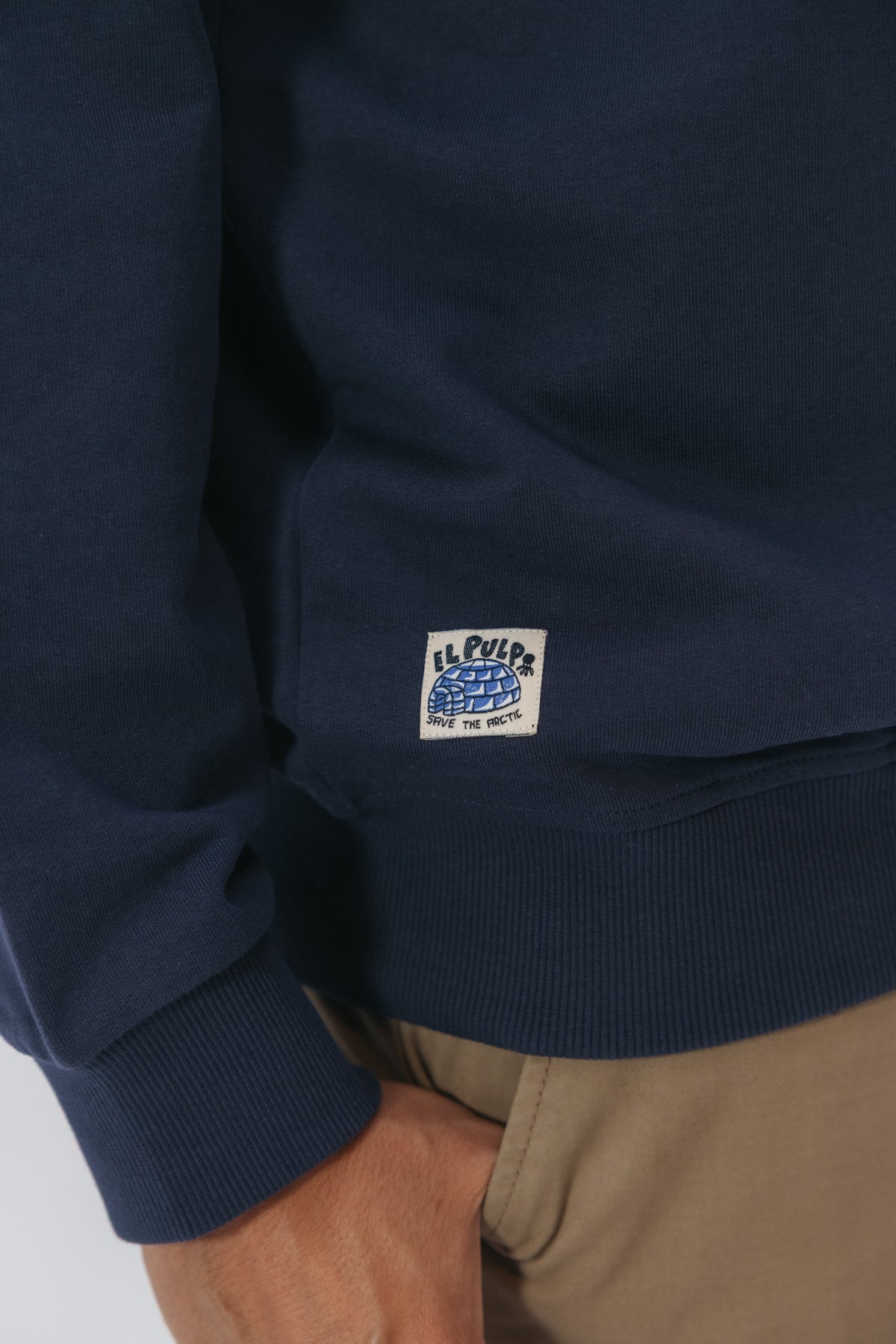 SUDADERA ELPULPO ESQUIMAL AZUL MARINO DELAVÉ