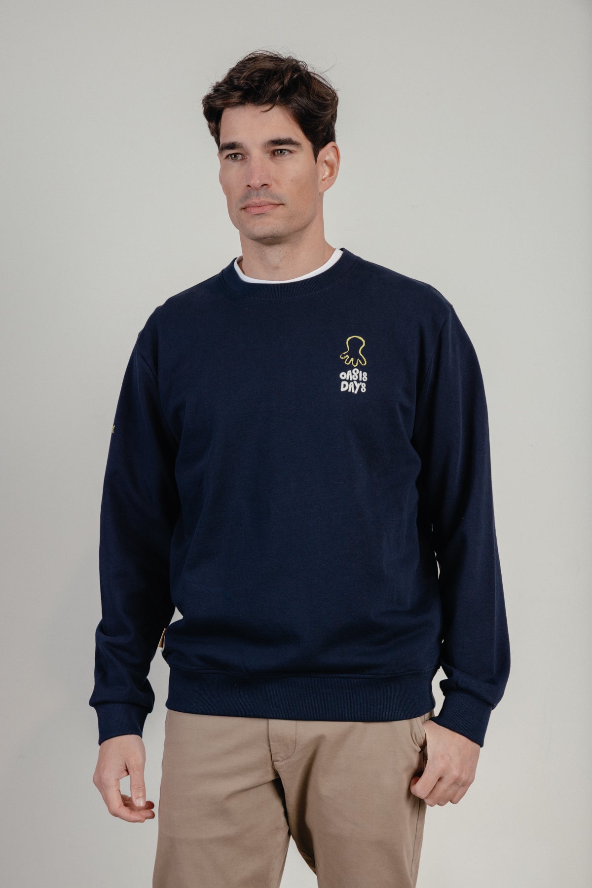 Sudadera oasis day´s azul marino