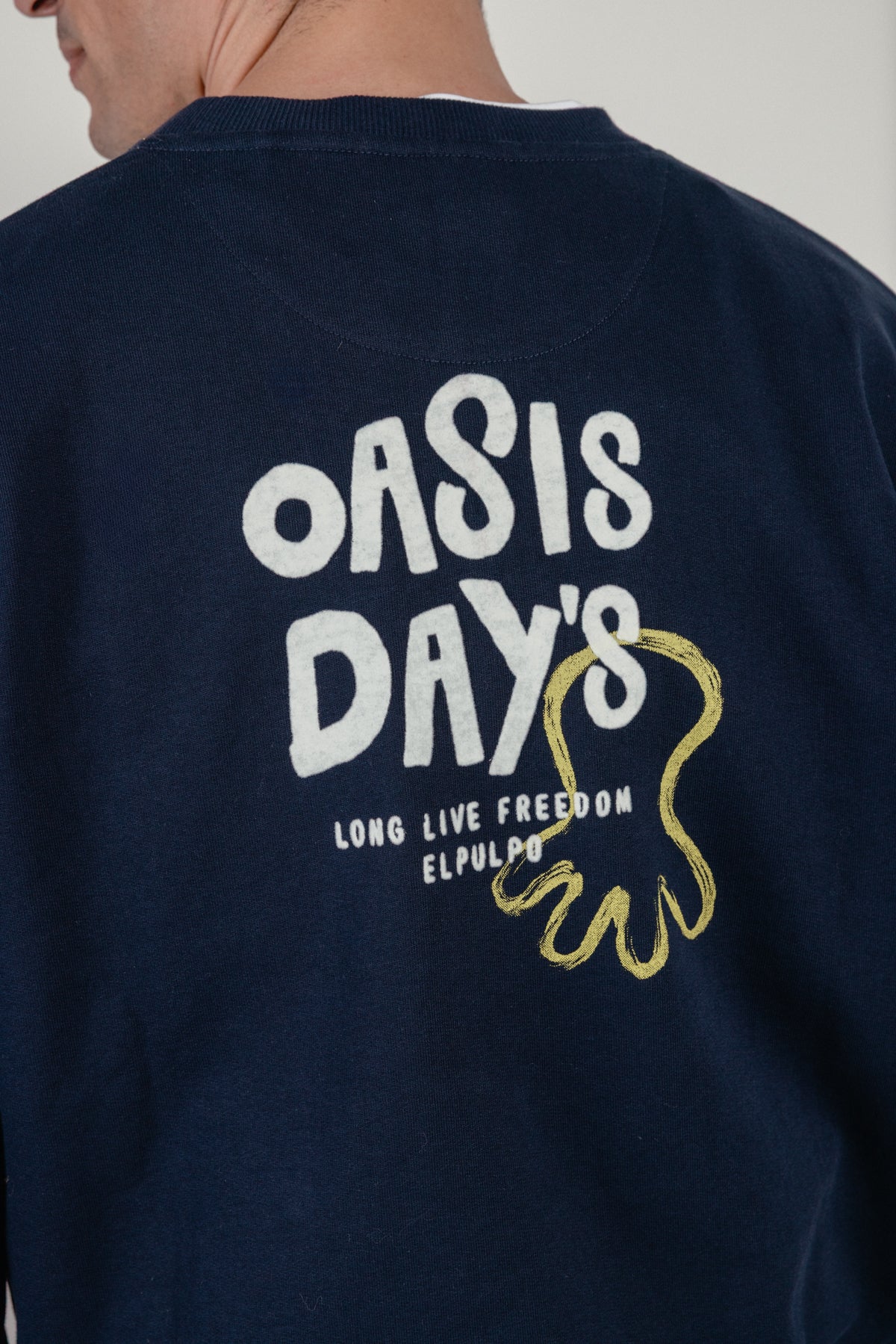 Sudadera oasis day´s azul marino