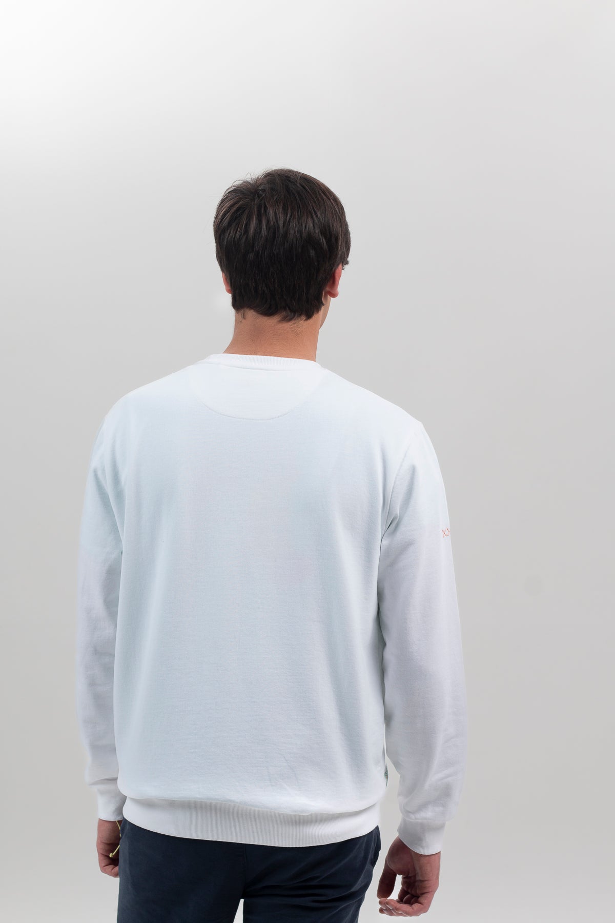 Sudadera estampado surf day blanco puro