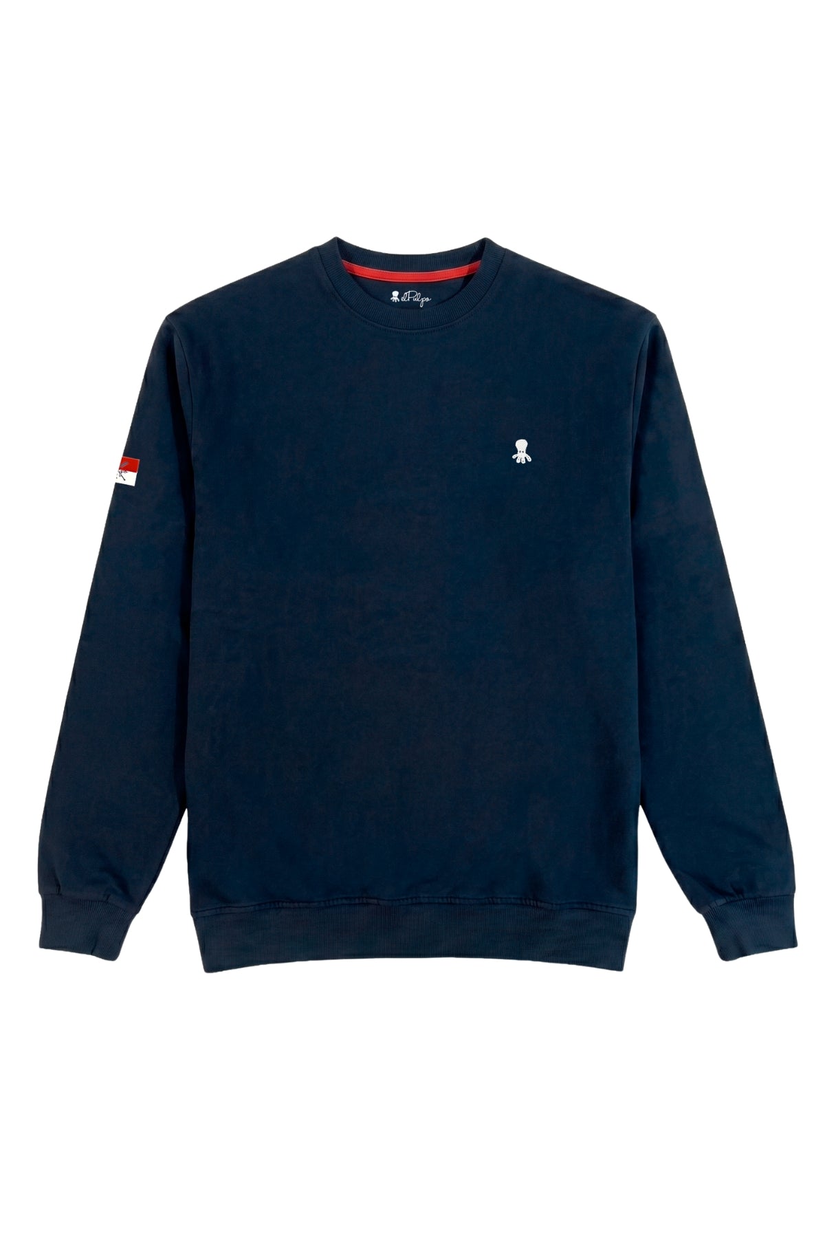 Sudadera elpulpo naranjito azul marino