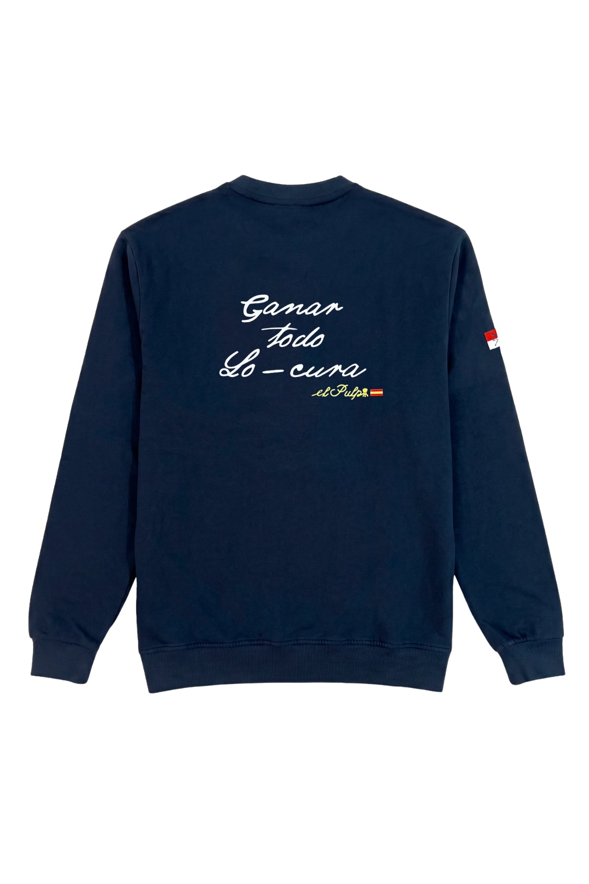 Sudadera ganar todo lo-cura azul marino