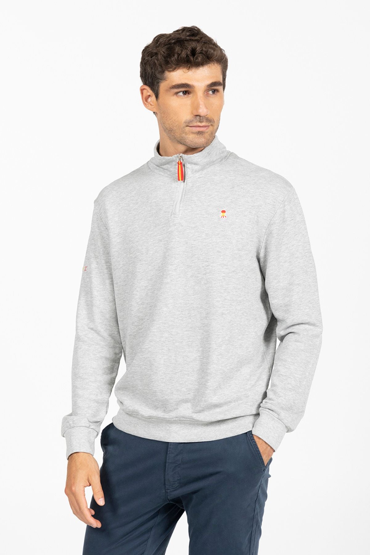 PERKINS RFEF SWEATSHIRT WITH GREY VIGORÉ PATCH