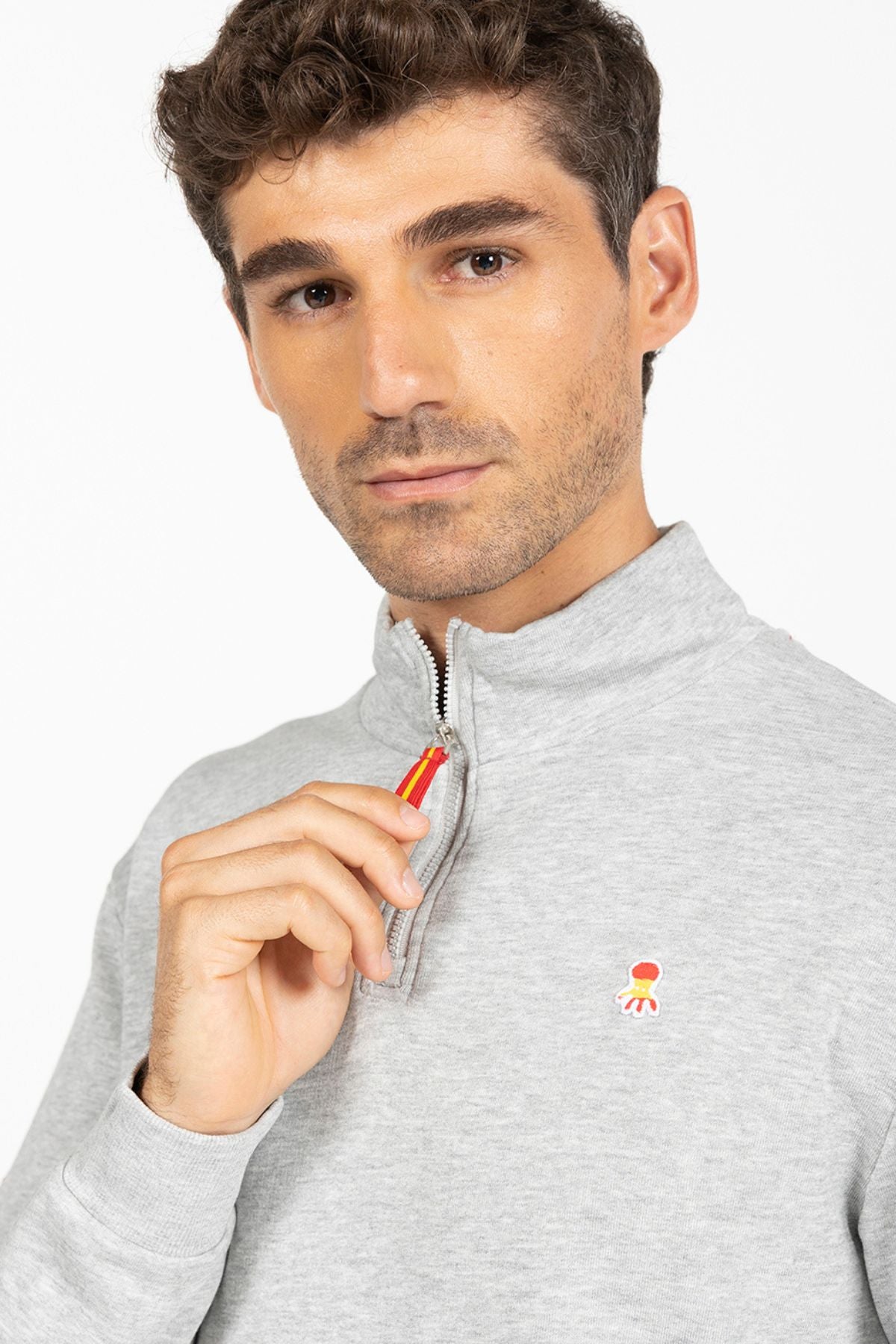 PERKINS RFEF SWEATSHIRT WITH GREY VIGORÉ PATCH