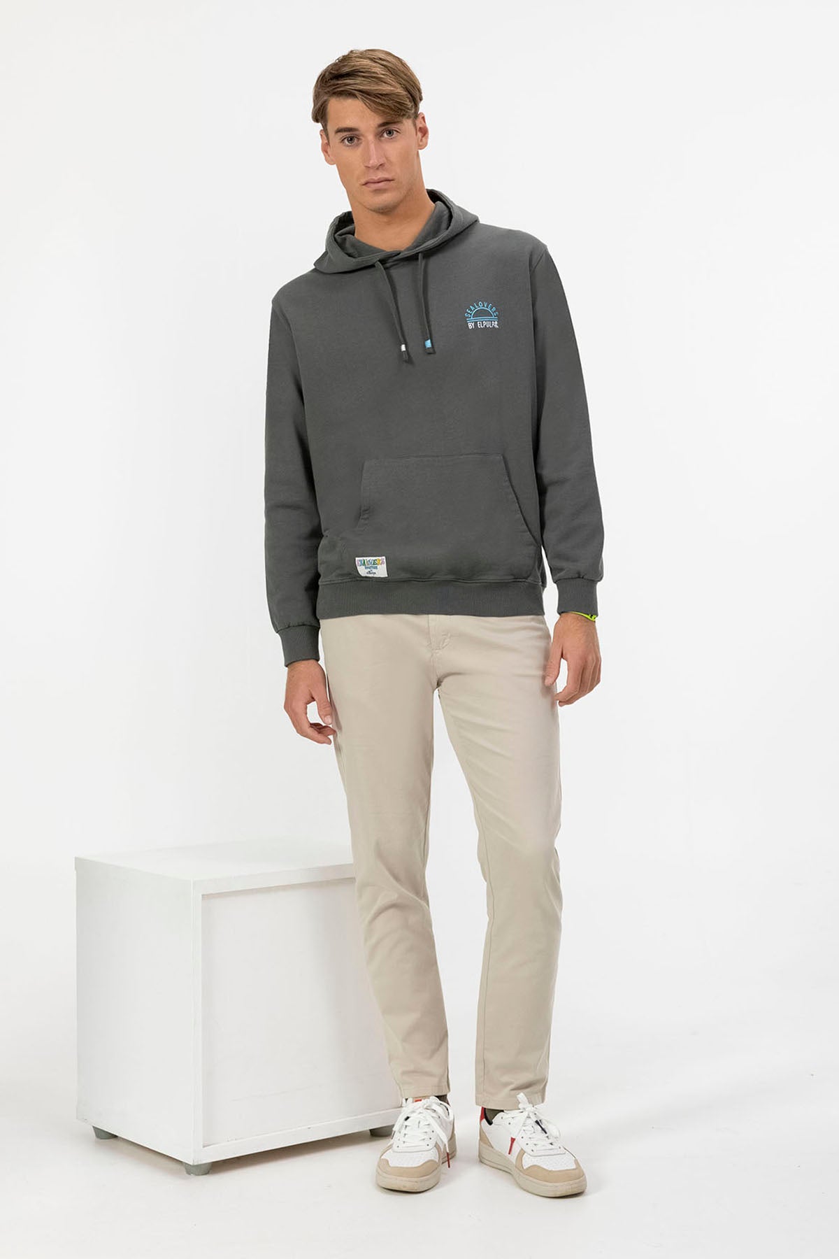 SWEATSHIRT SEALOVERS SUN ANTRACITE BORDADO