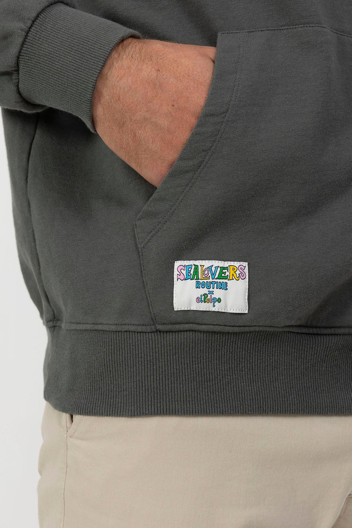 SWEATSHIRT SEALOVERS SUN ANTRACITE BORDADO