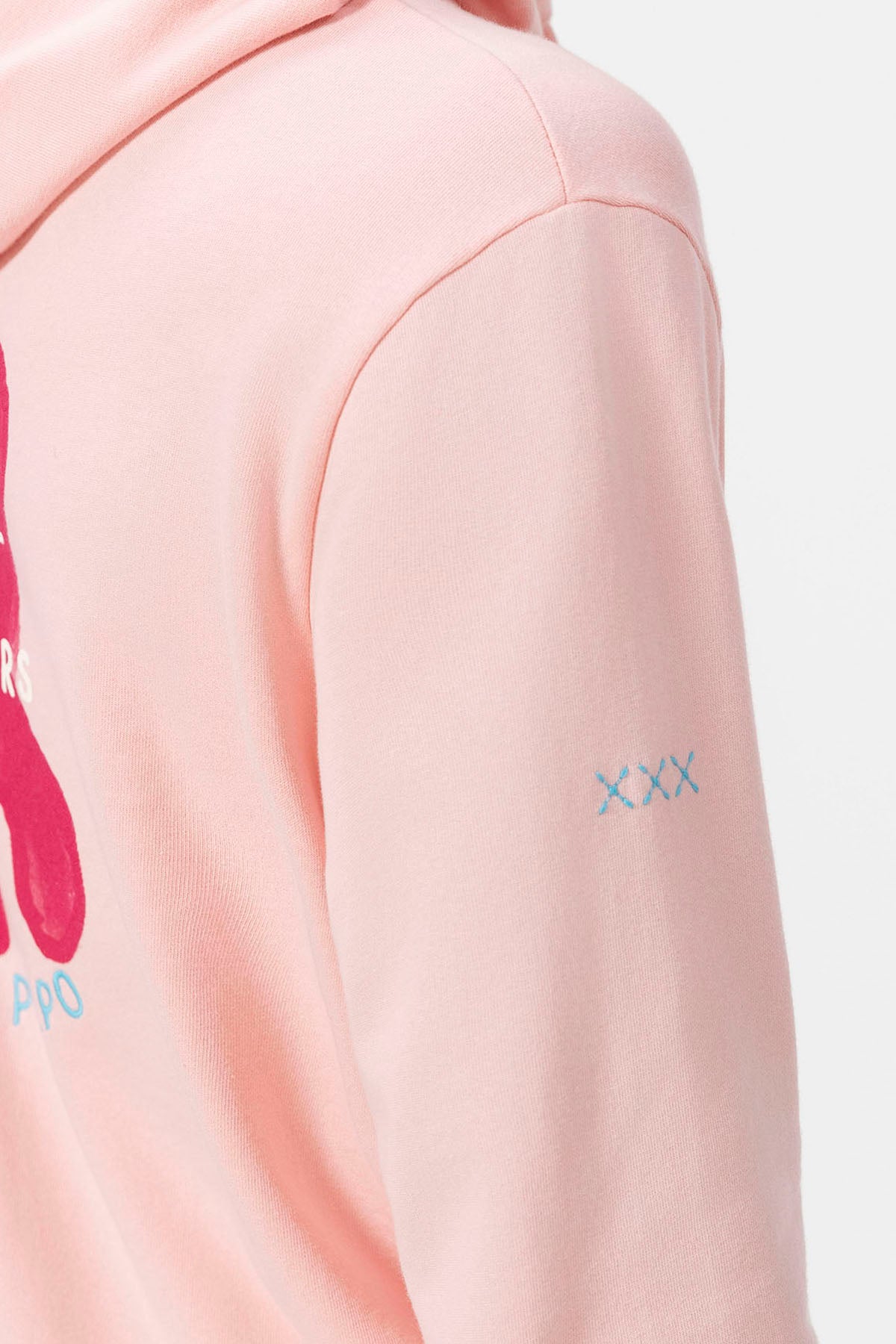 SUDADERA CAPUCHA ESTAMPADO SEALOVERS CLUB ROSA