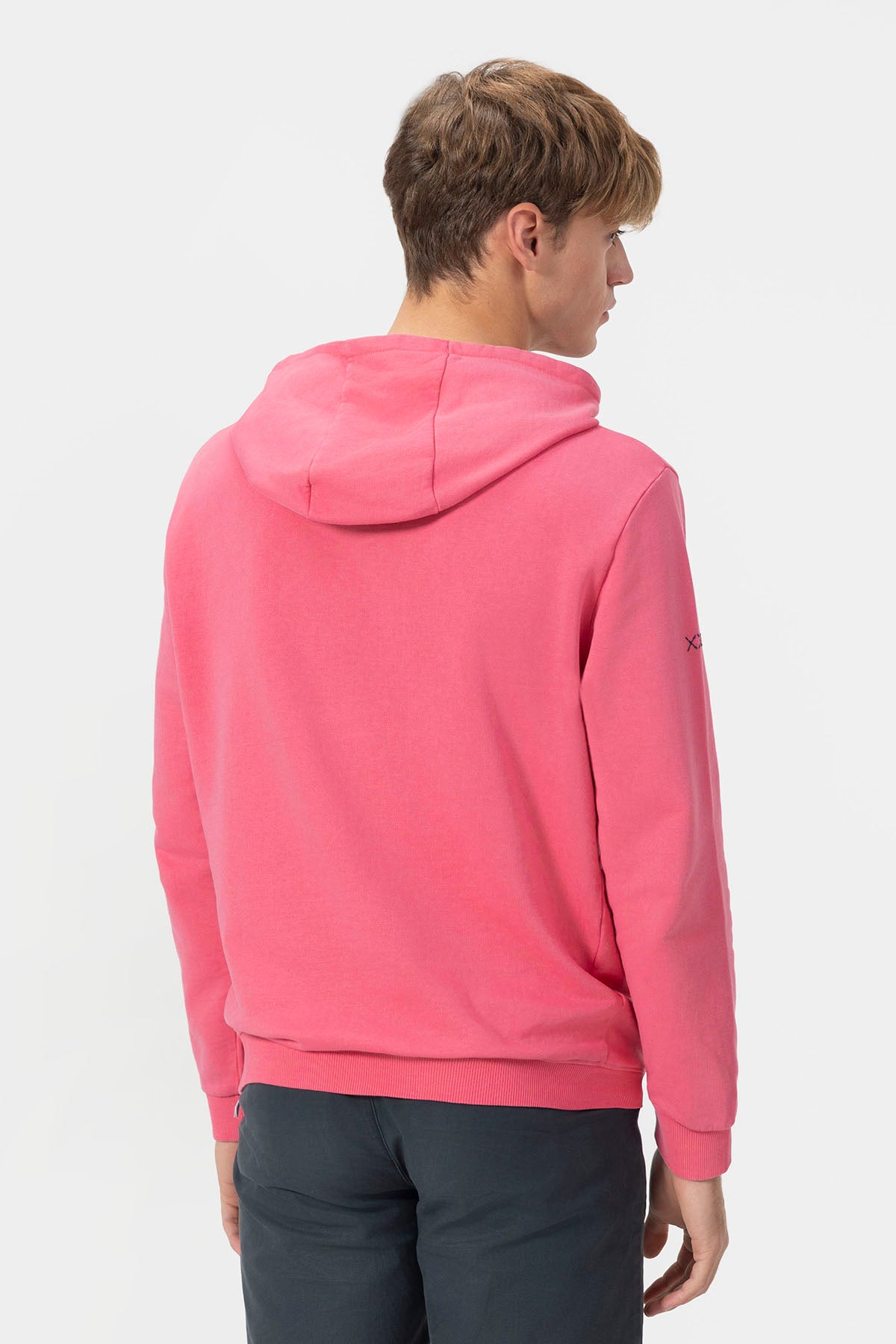O moletom com capuz Sea All-Cure Wear-Out rosa pastilha elástica
