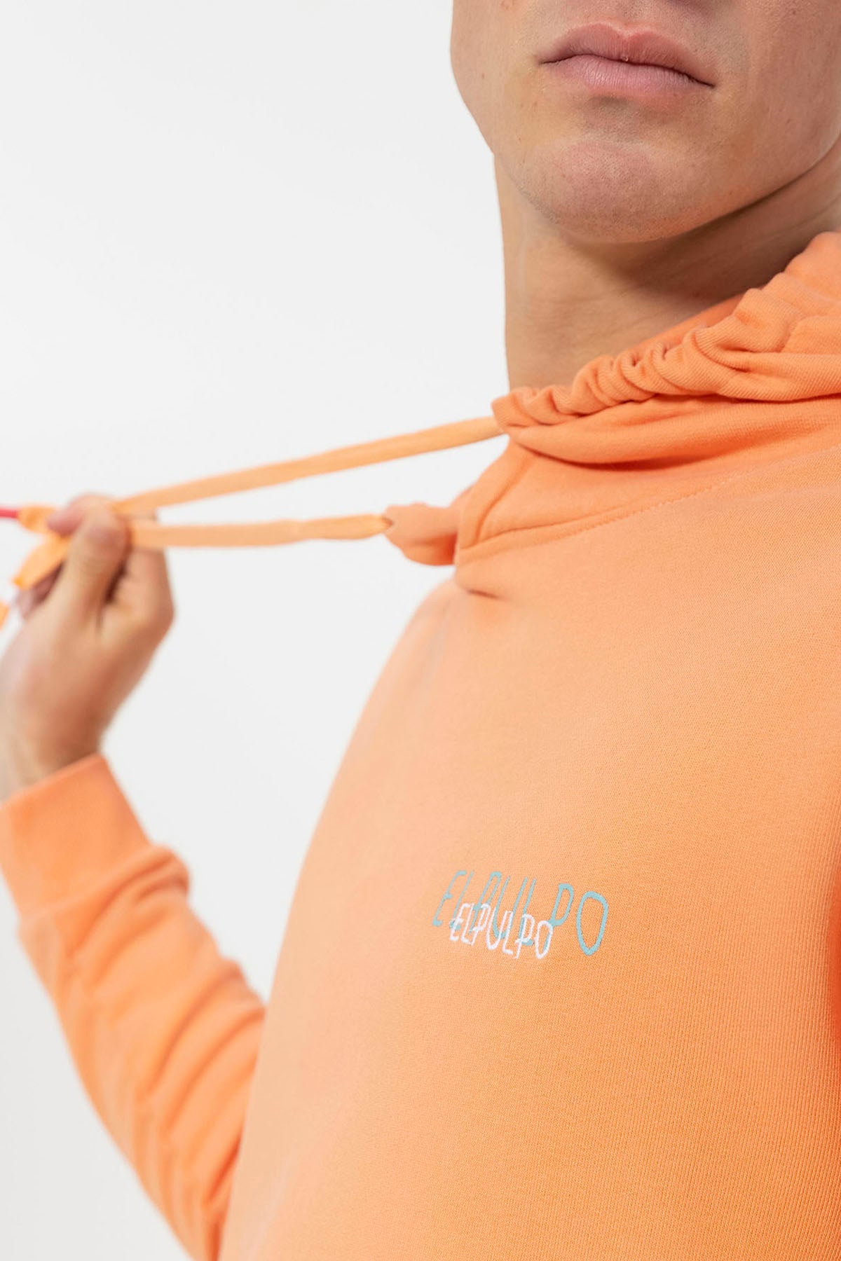 SWEATSHIRT COM CAPUZ E LOGOTIPO DE PÊSSEGO COM TRÊS DESENHOS
