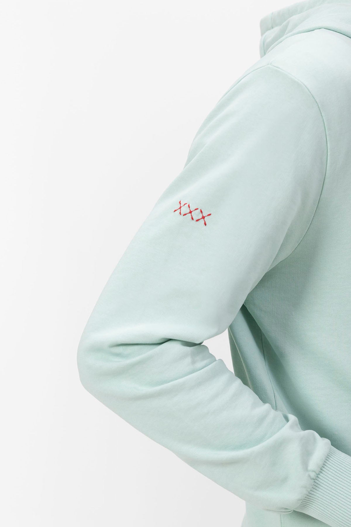 SUDADERA CAPUCHA ESTAMPADO THE BEST TACOS AZUL TURQUESA