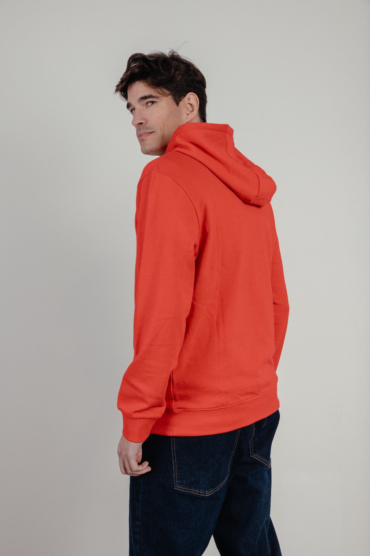 Sudadera capucha oasis day´s rojo