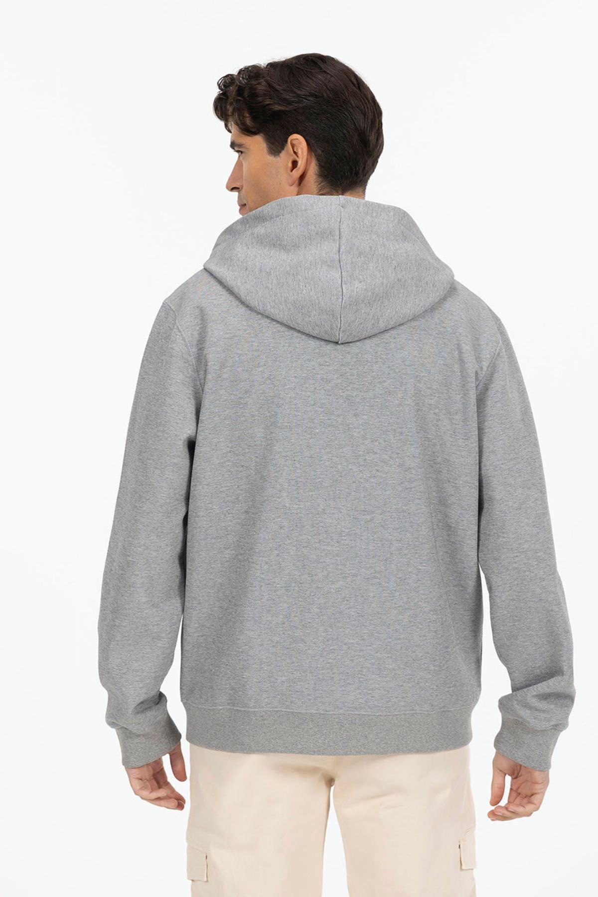 SUDADERA CAPUCHA NEOPRENO ESTAMPADO ENGOMADO GRIS VIGORÉ