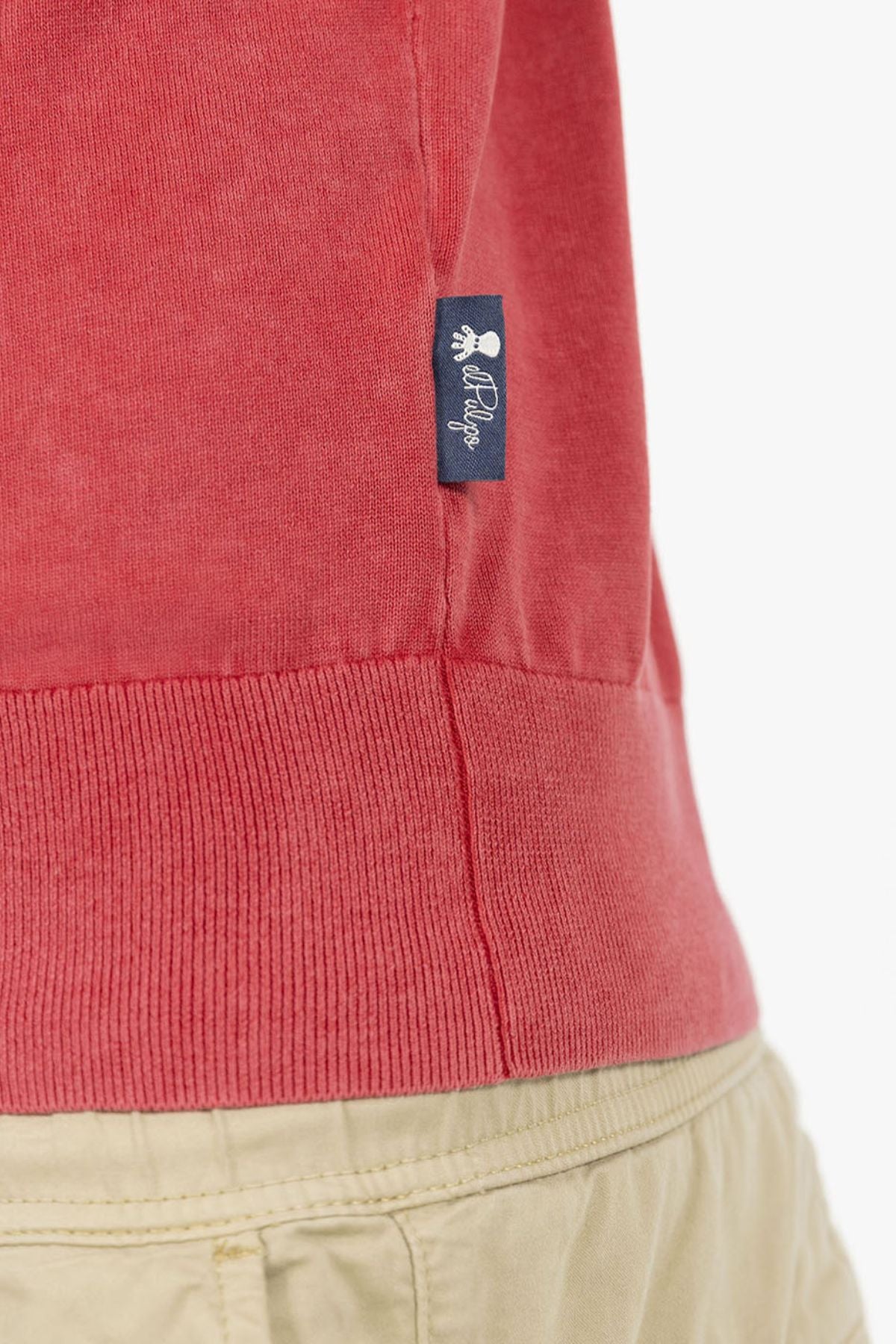 JERSEY DE PUNTO LAVADO ROJO DELAVÉ